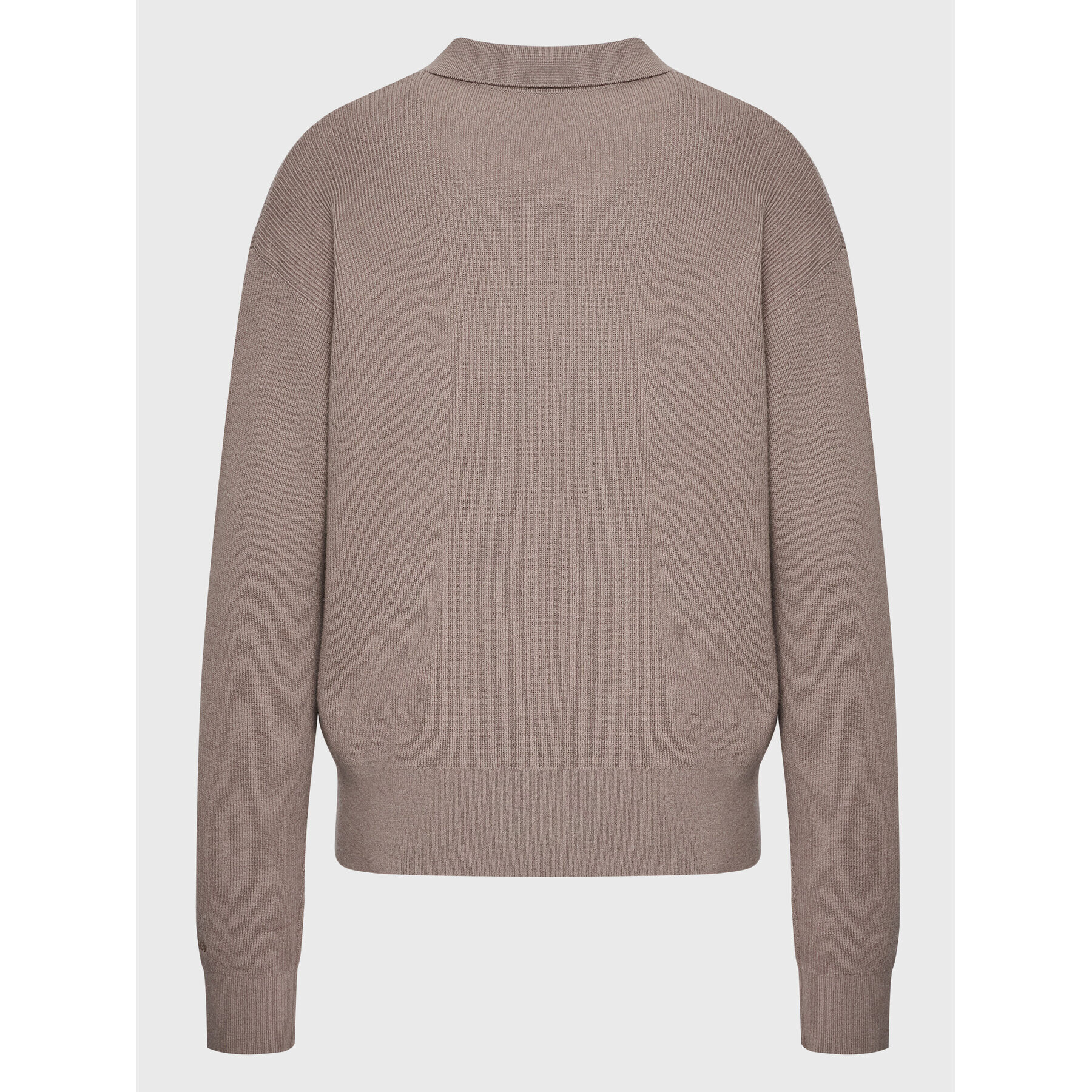 Calvin Klein Curve Пуловер K20K205149 Кафяв Regular Fit - Pepit.bg
