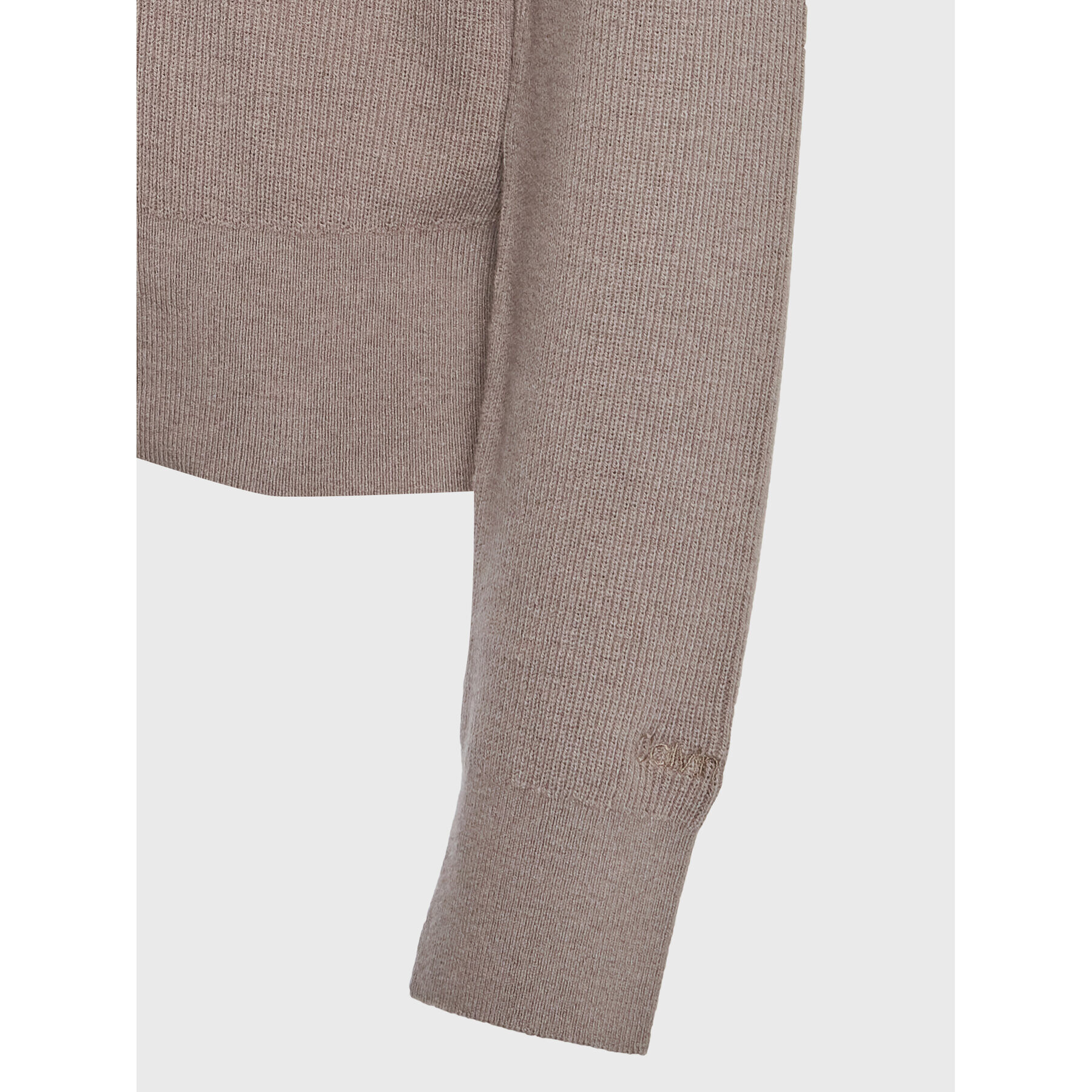 Calvin Klein Curve Пуловер K20K205149 Кафяв Regular Fit - Pepit.bg