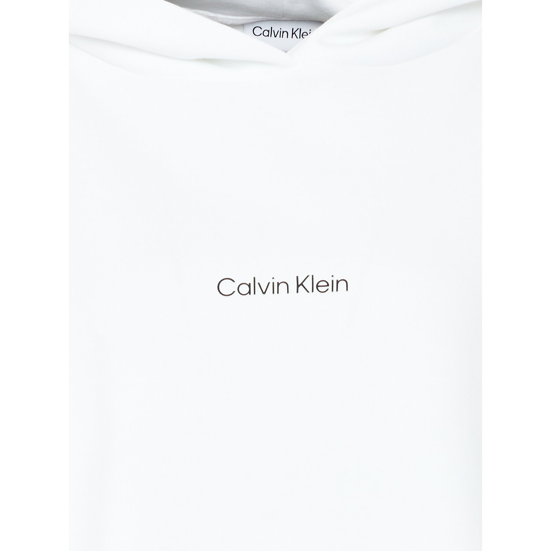 Calvin Klein Curve Суитшърт Inclu Micro Logo K20K205473 Бял Regular Fit - Pepit.bg