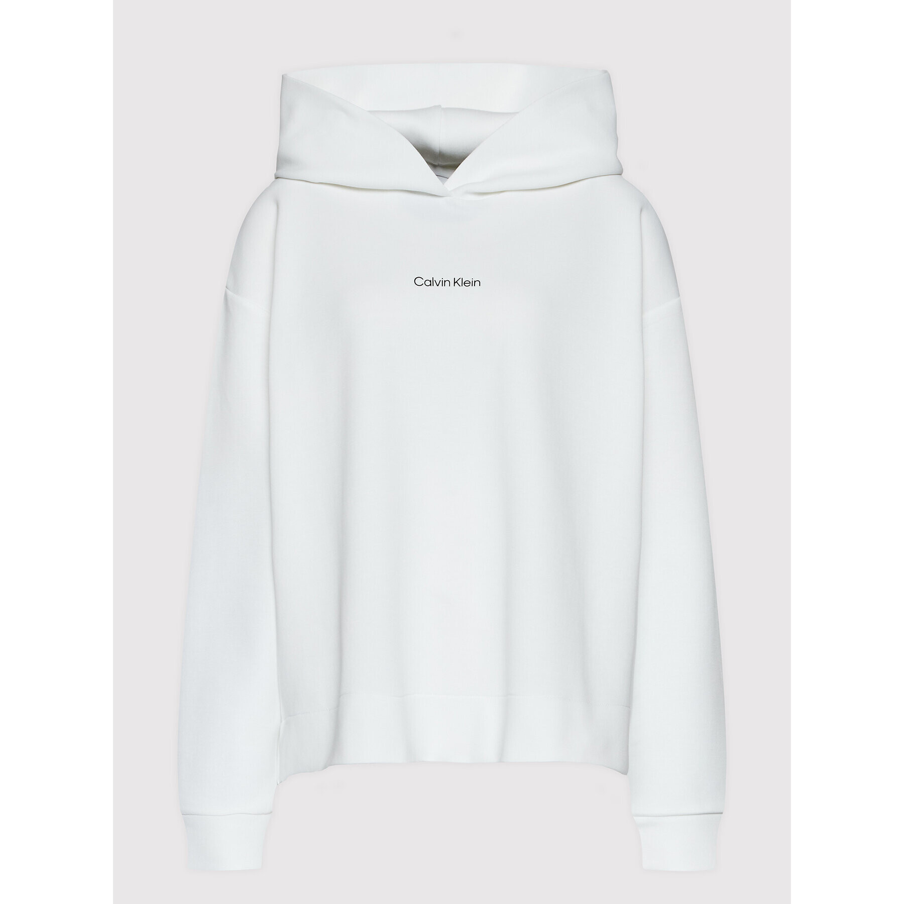 Calvin Klein Curve Суитшърт Inclusive Micro Logo K20K204896 Бял Regular Fit - Pepit.bg
