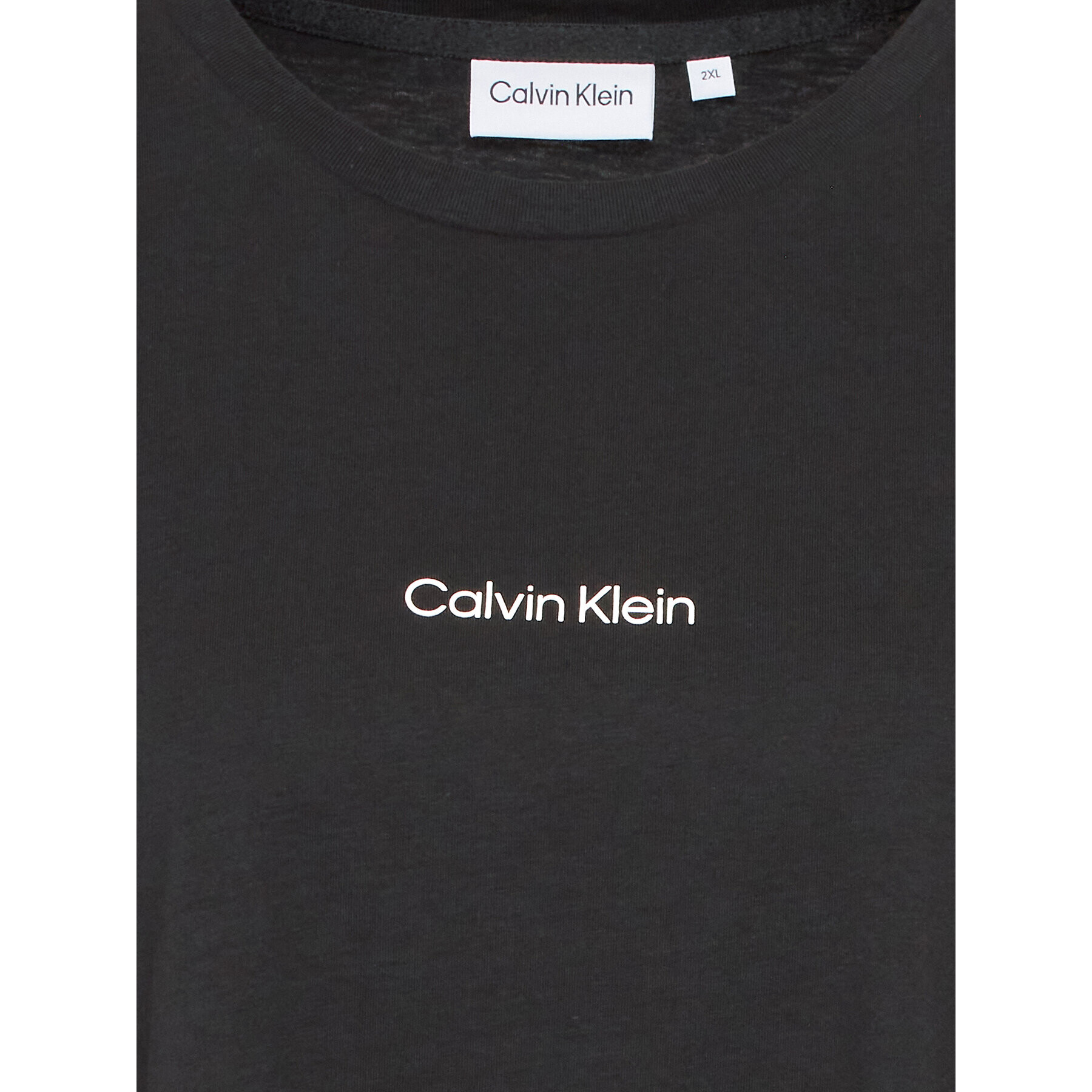 Calvin Klein Curve Тишърт K20K205471 Черен Regular Fit - Pepit.bg