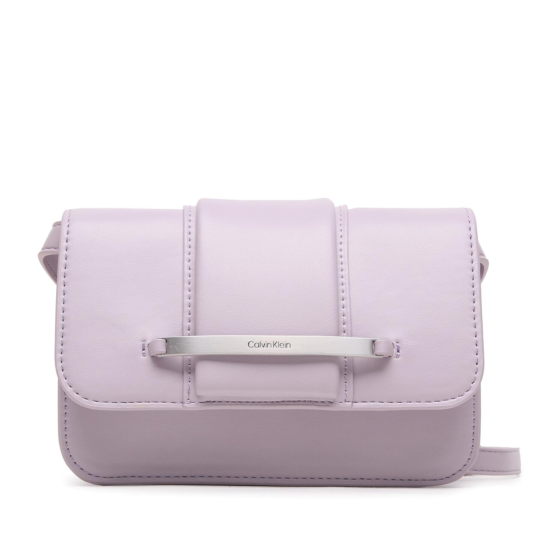 Calvin Klein Дамска чанта Bar Hardware Crossbody K60K610732 Виолетов - Pepit.bg