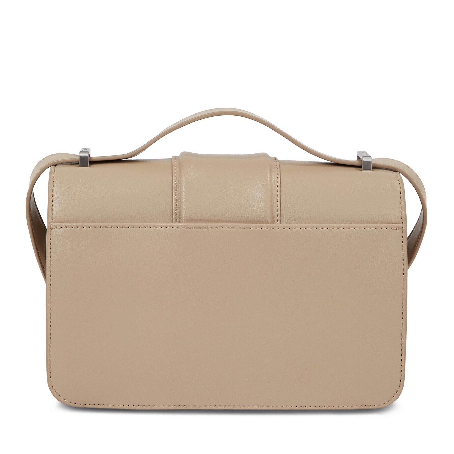 Calvin Klein Дамска чанта Bar Hardware Shoulder Bag K60K611045 Бежов - Pepit.bg