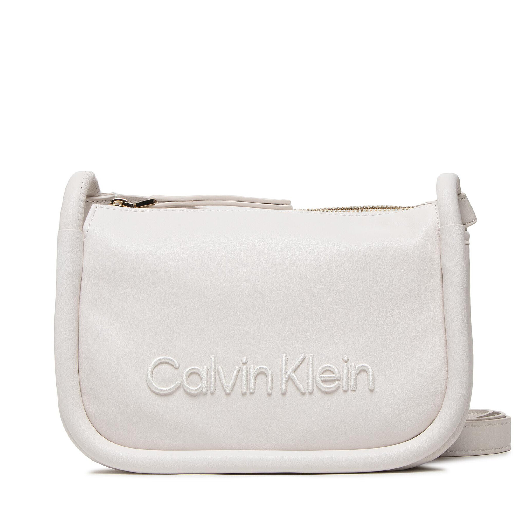 Calvin Klein Дамска чанта Calvin Resort Camera Bag K60K609639 Бежов - Pepit.bg