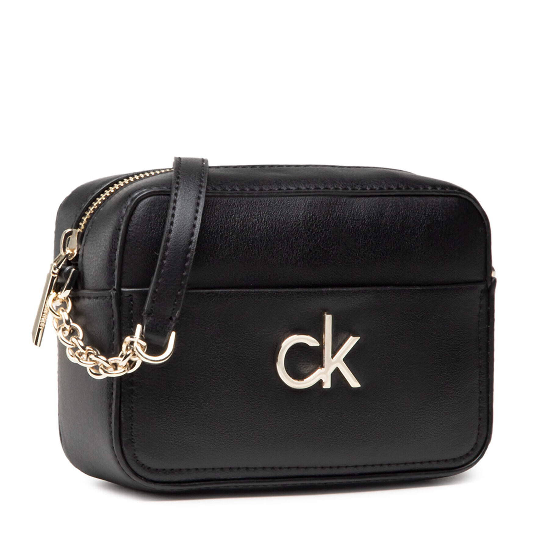 Calvin Klein Дамска чанта Camera Bag K60K608287 Черен - Pepit.bg