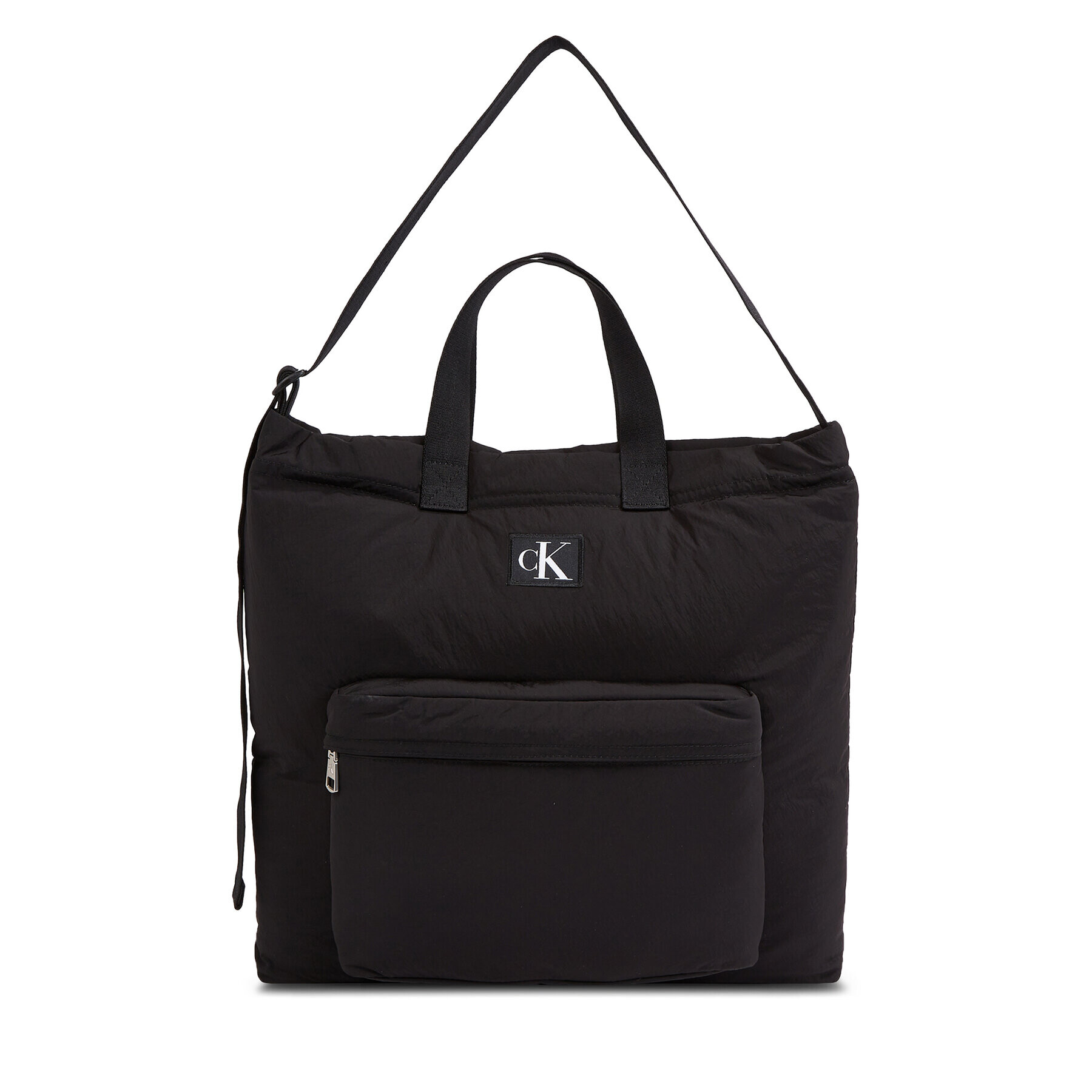 Calvin Klein Дамска чанта City Nylon Flight Tote 40 K60K610857 Черен - Pepit.bg