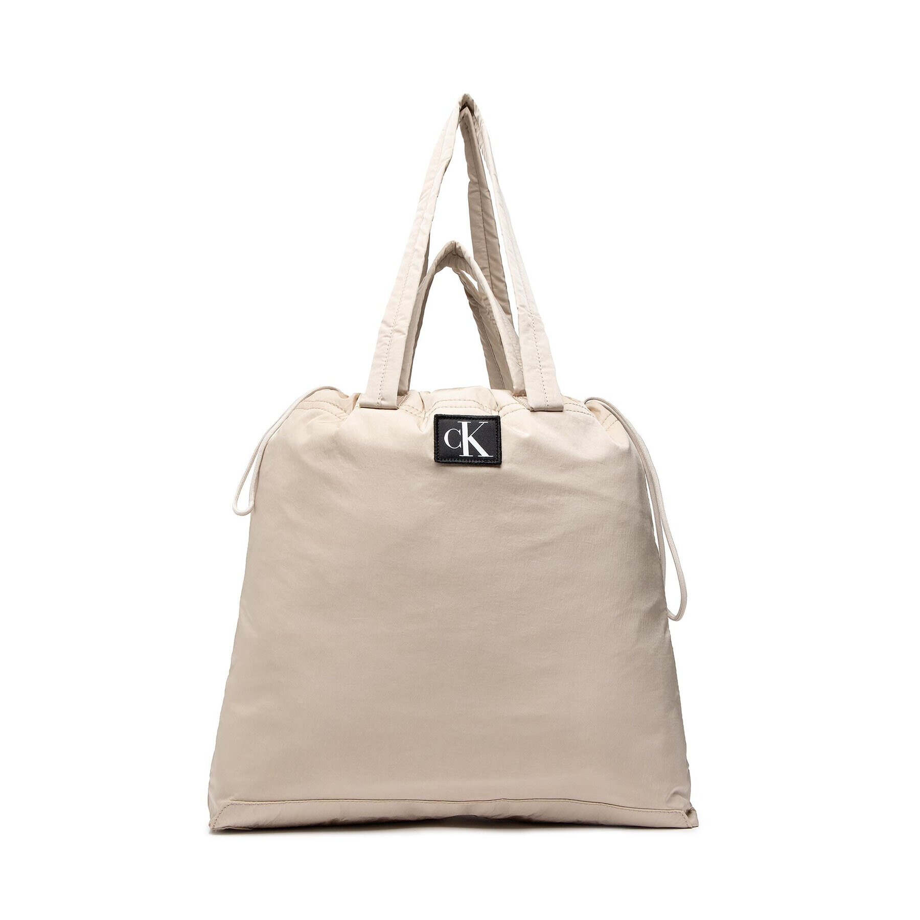 Calvin Klein Дамска чанта City Nylon Square Rev Tote K60K609288 Бежов - Pepit.bg