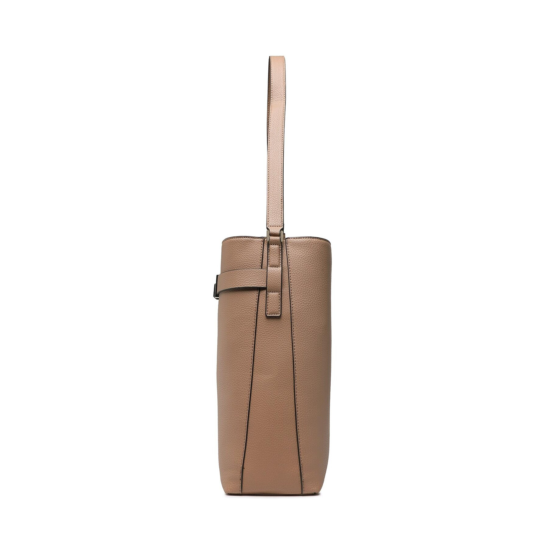 Calvin Klein Дамска чанта Ck Code Hobo K60K609904 Кафяв - Pepit.bg