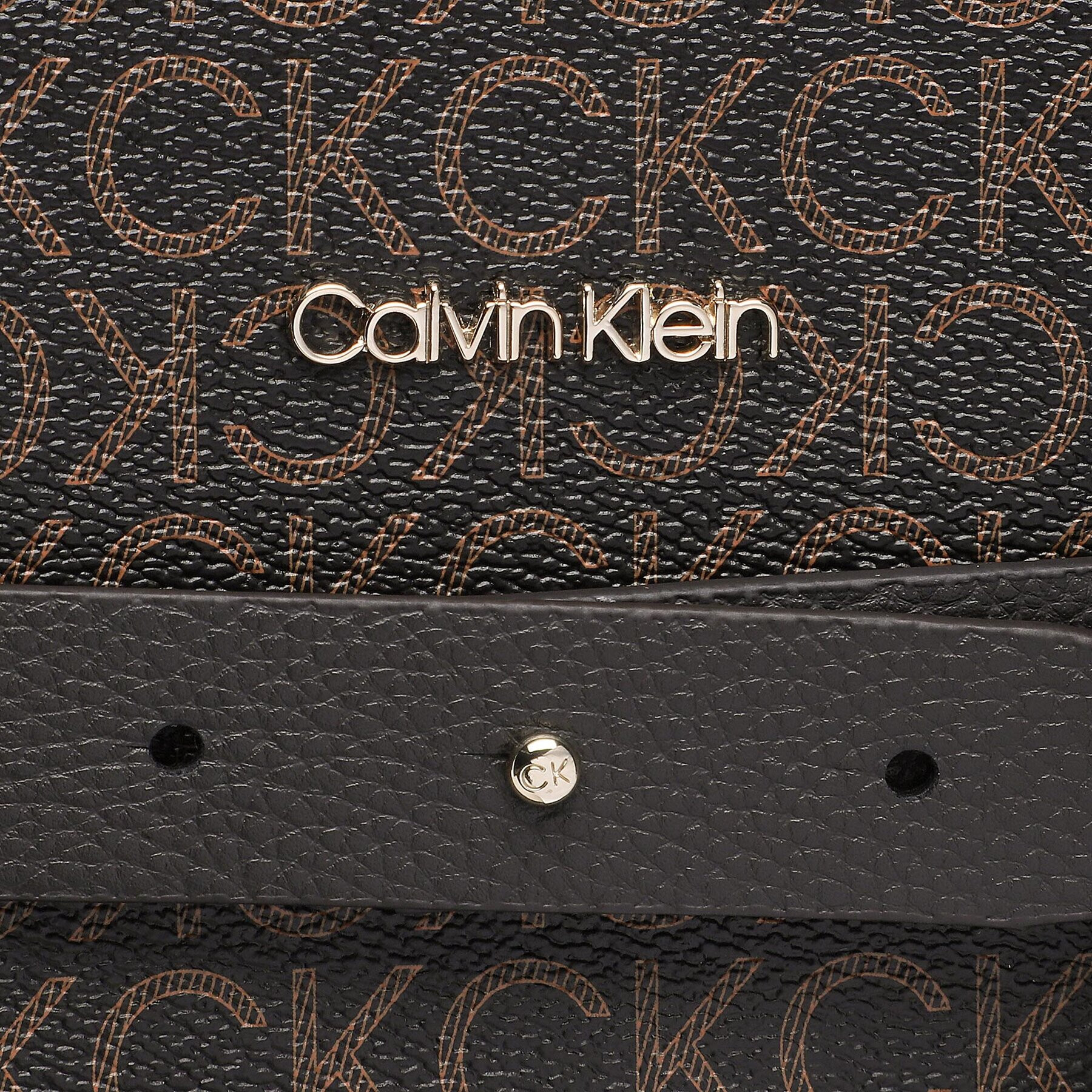 Calvin Klein Дамска чанта Ck Code Hobo Mono K60K610284 Кафяв - Pepit.bg