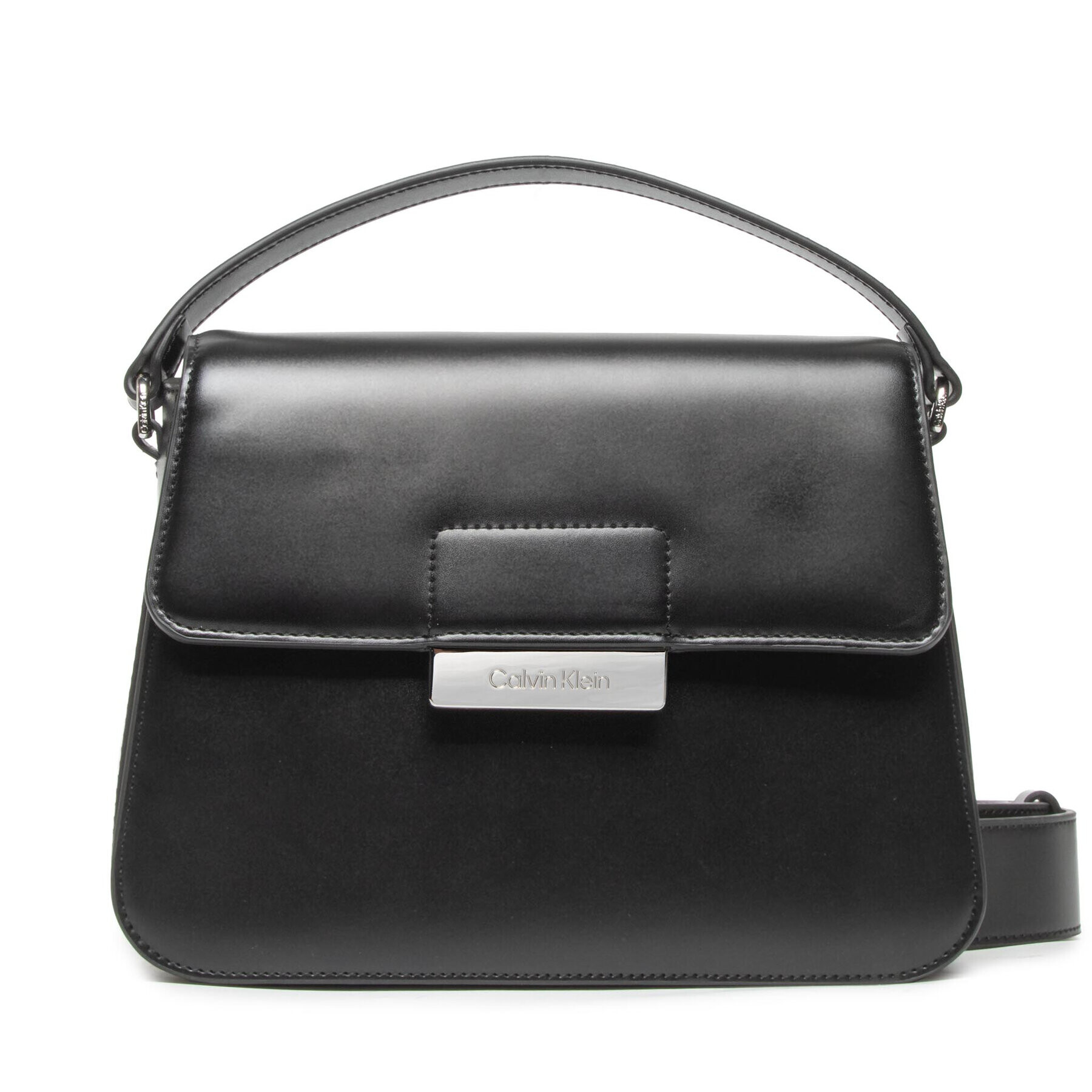 Calvin Klein Дамска чанта Ck Code Top Handle Bag K60K609102 Черен - Pepit.bg