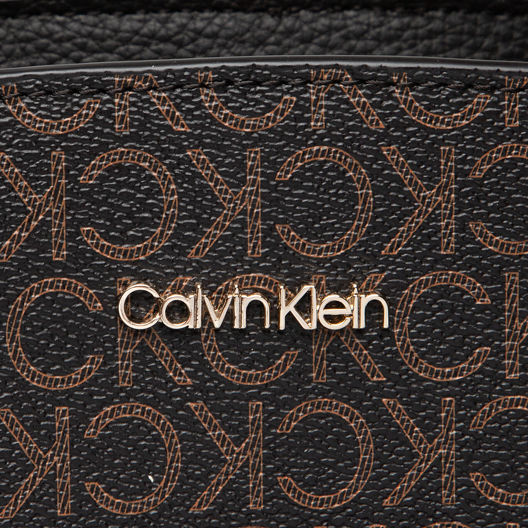 Calvin Klein Дамска чанта Ck Code Tote Md Mono K60K610285 Кафяв - Pepit.bg