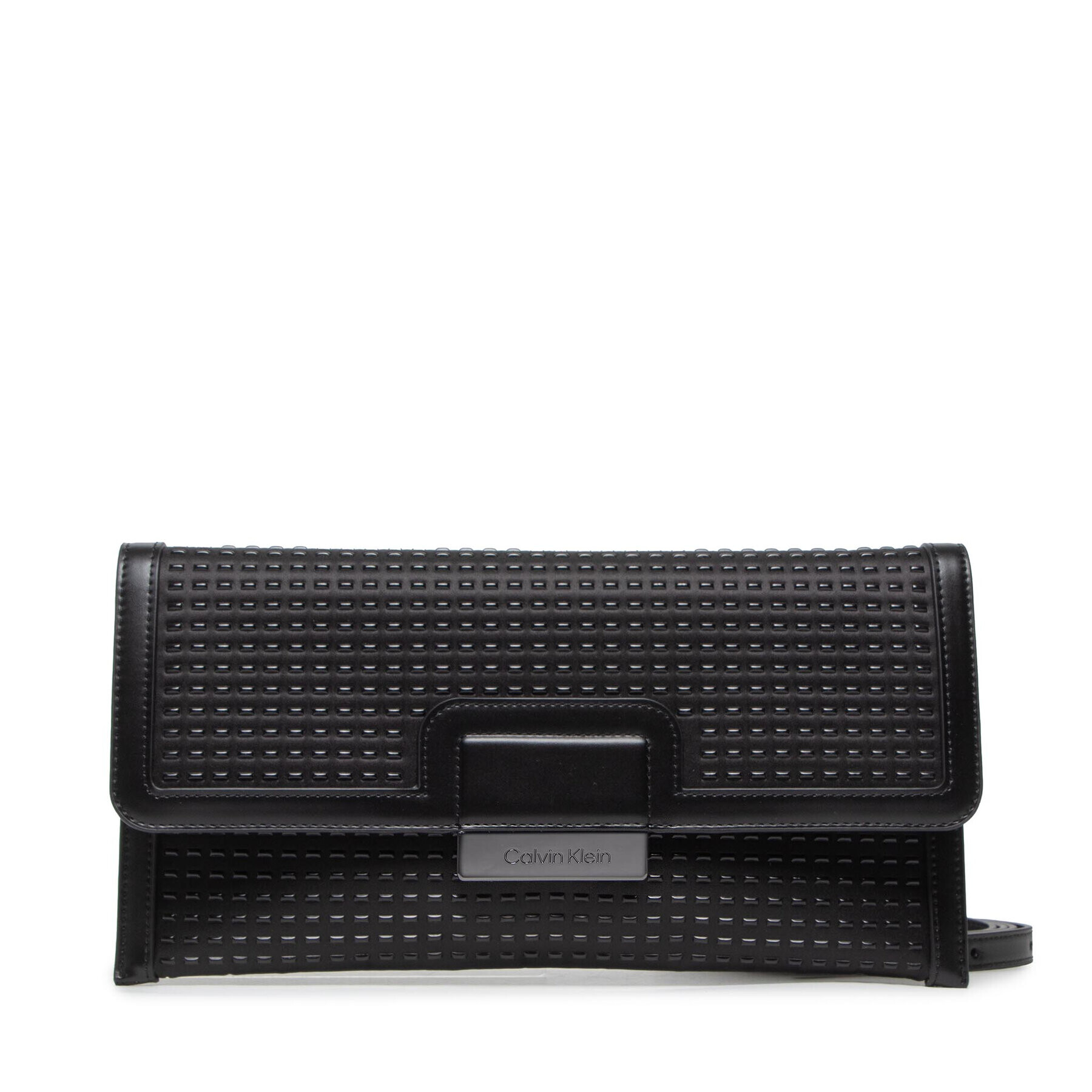 Calvin Klein Дамска чанта Ck Core Elongtd Clutch 3D Stud K60K608734 Черен - Pepit.bg