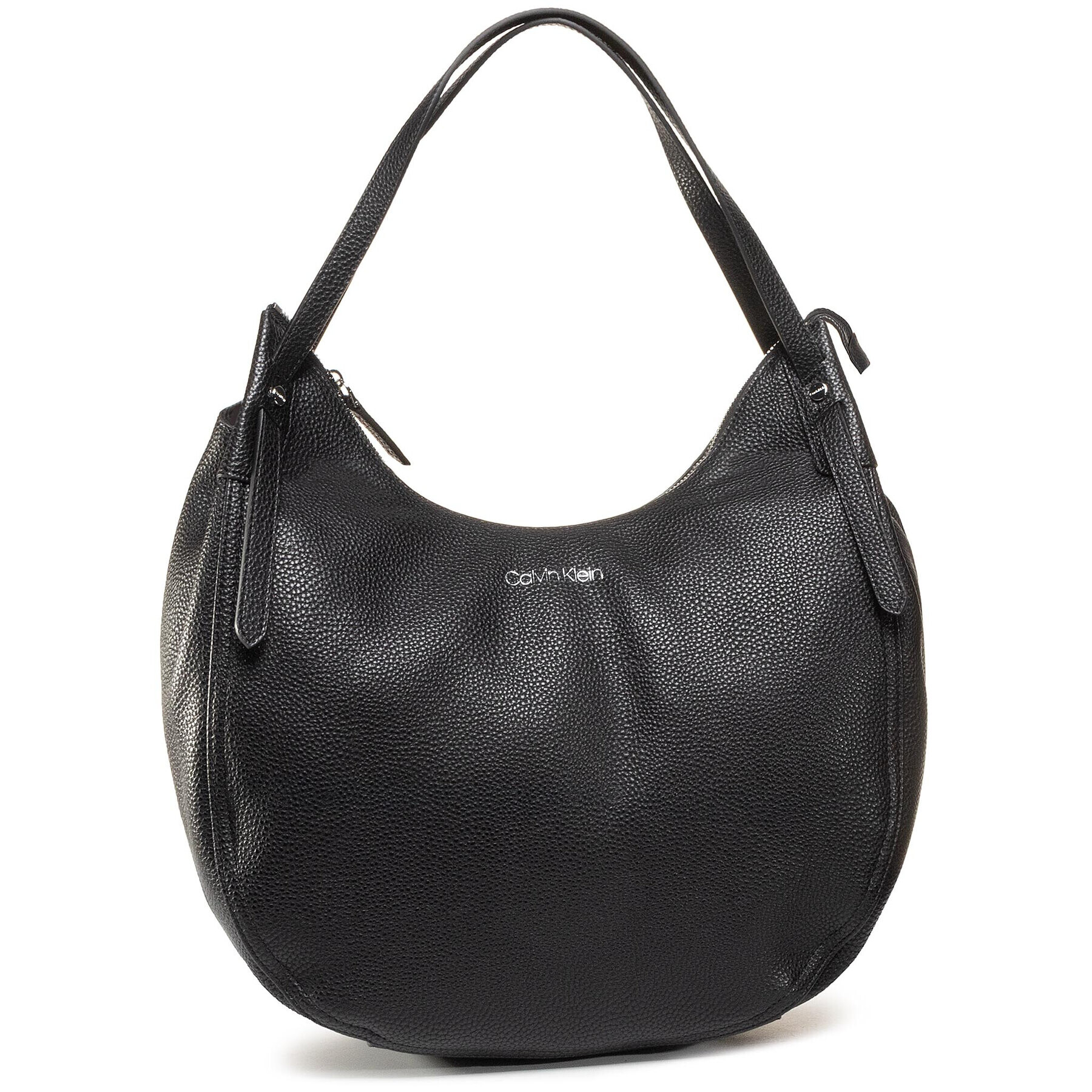 Calvin Klein Дамска чанта Ck Everyday Hobo Md K60K606770 Черен - Pepit.bg