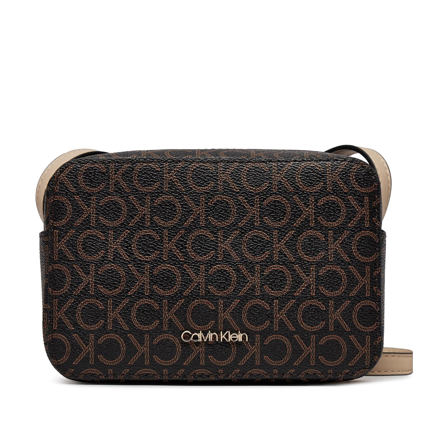 Calvin Klein Дамска чанта Ck Must Camera Bag Mono K60K610294 Кафяв - Pepit.bg