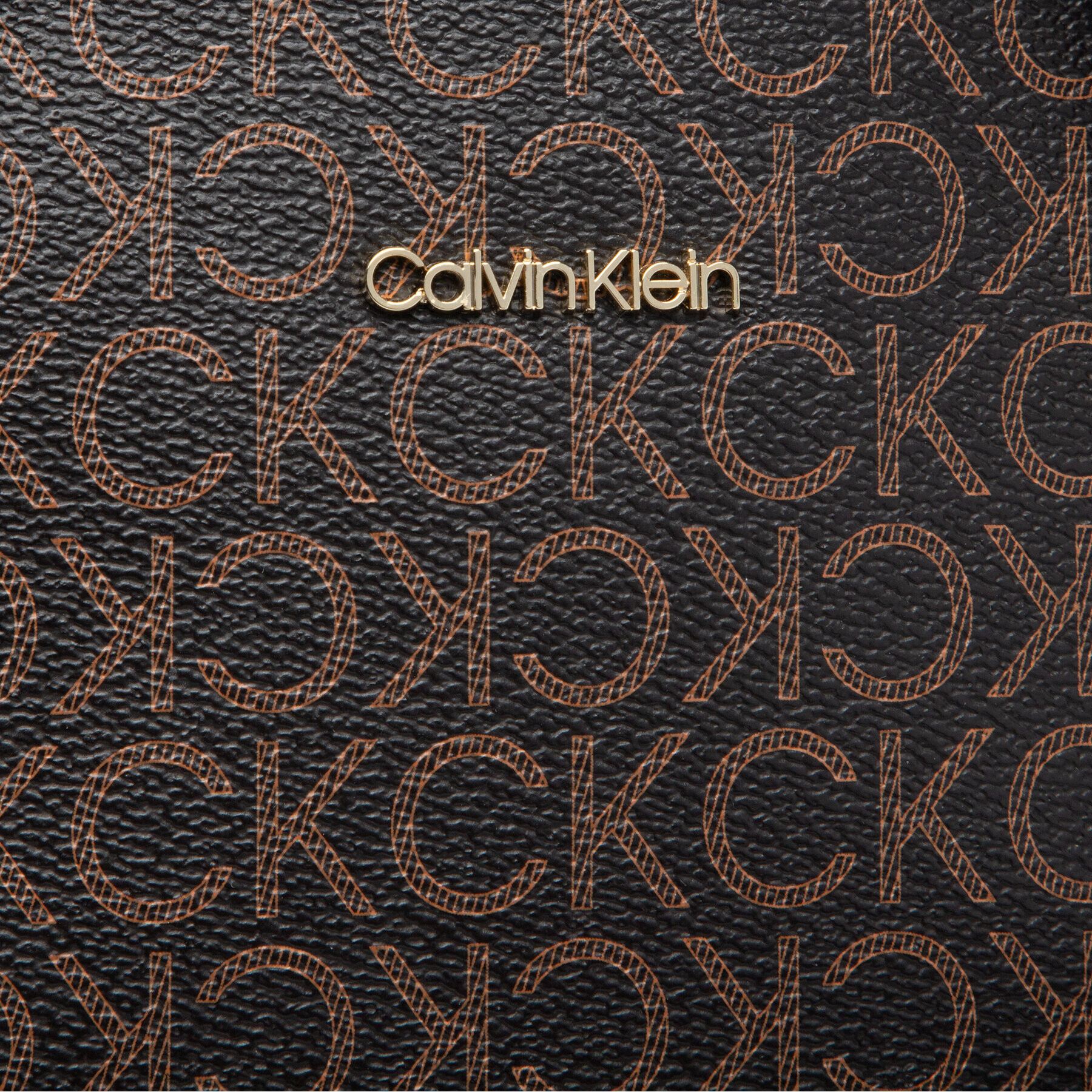 Calvin Klein Дамска чанта Ck Must Dome Tote Mono K60K609678 Кафяв - Pepit.bg