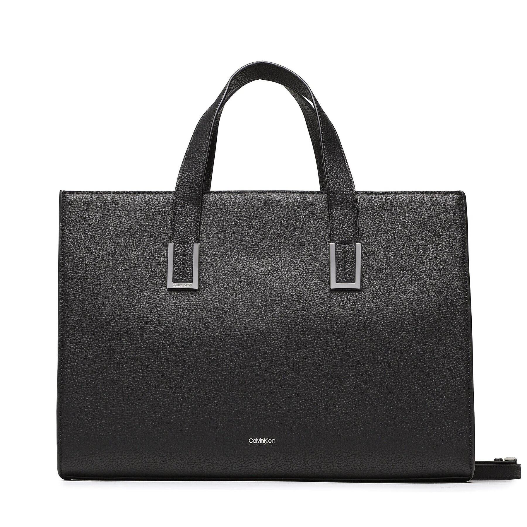 Calvin Klein Дамска чанта Ck Must Plus Tote Lg K60K610448 Черен - Pepit.bg