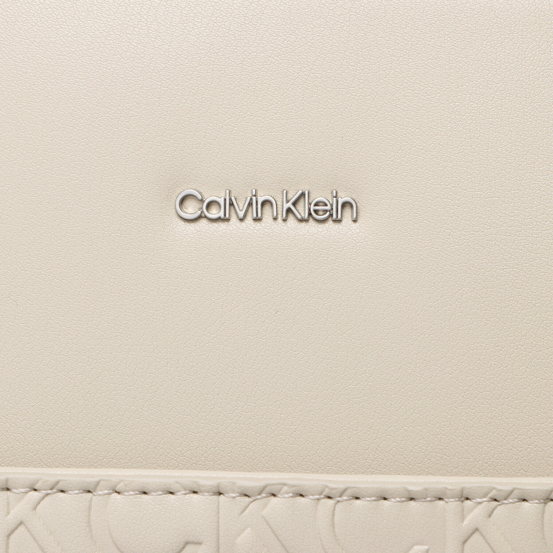 Calvin Klein Дамска чанта Ck Must Shopper Lg Em Mono K60K610924 Бежов - Pepit.bg