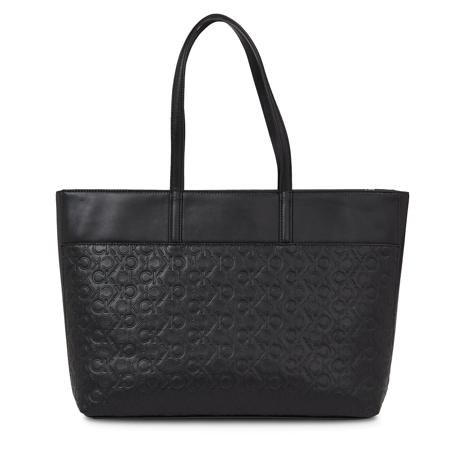 Calvin Klein Дамска чанта Ck Must Shopper Lg - Emb Mono K60K610924 Черен - Pepit.bg