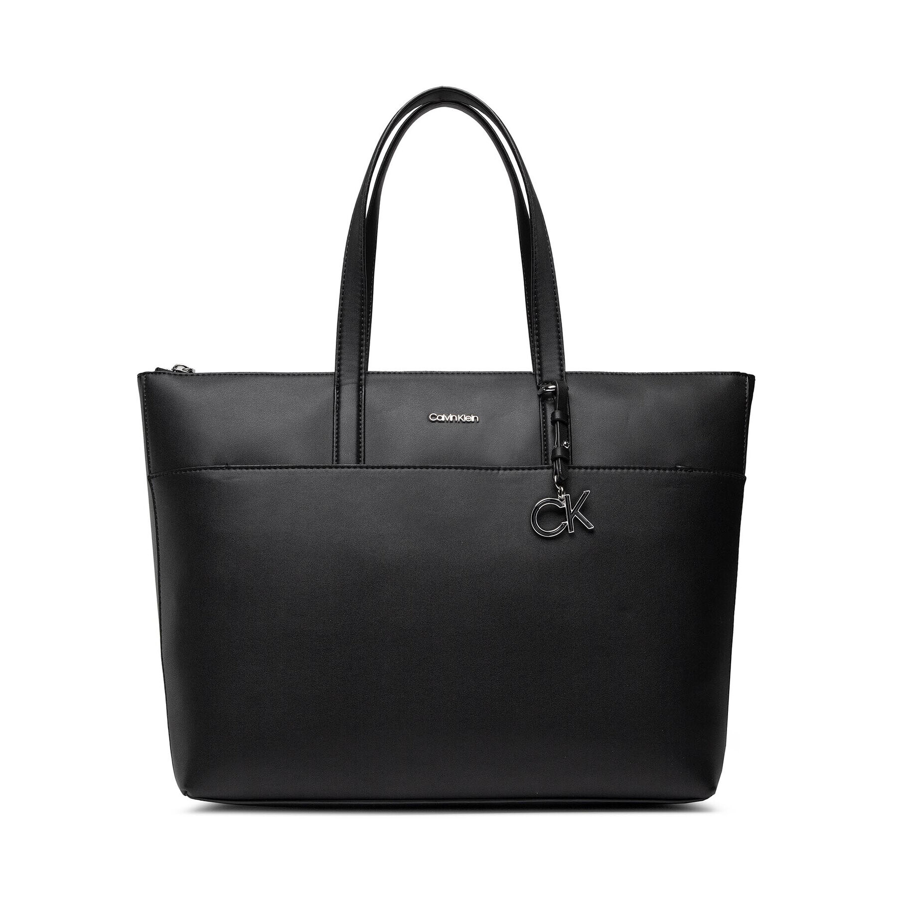 Calvin Klein Дамска чанта Ck Must Shopper Lg W/Slip Pkt K60K609675 Черен - Pepit.bg