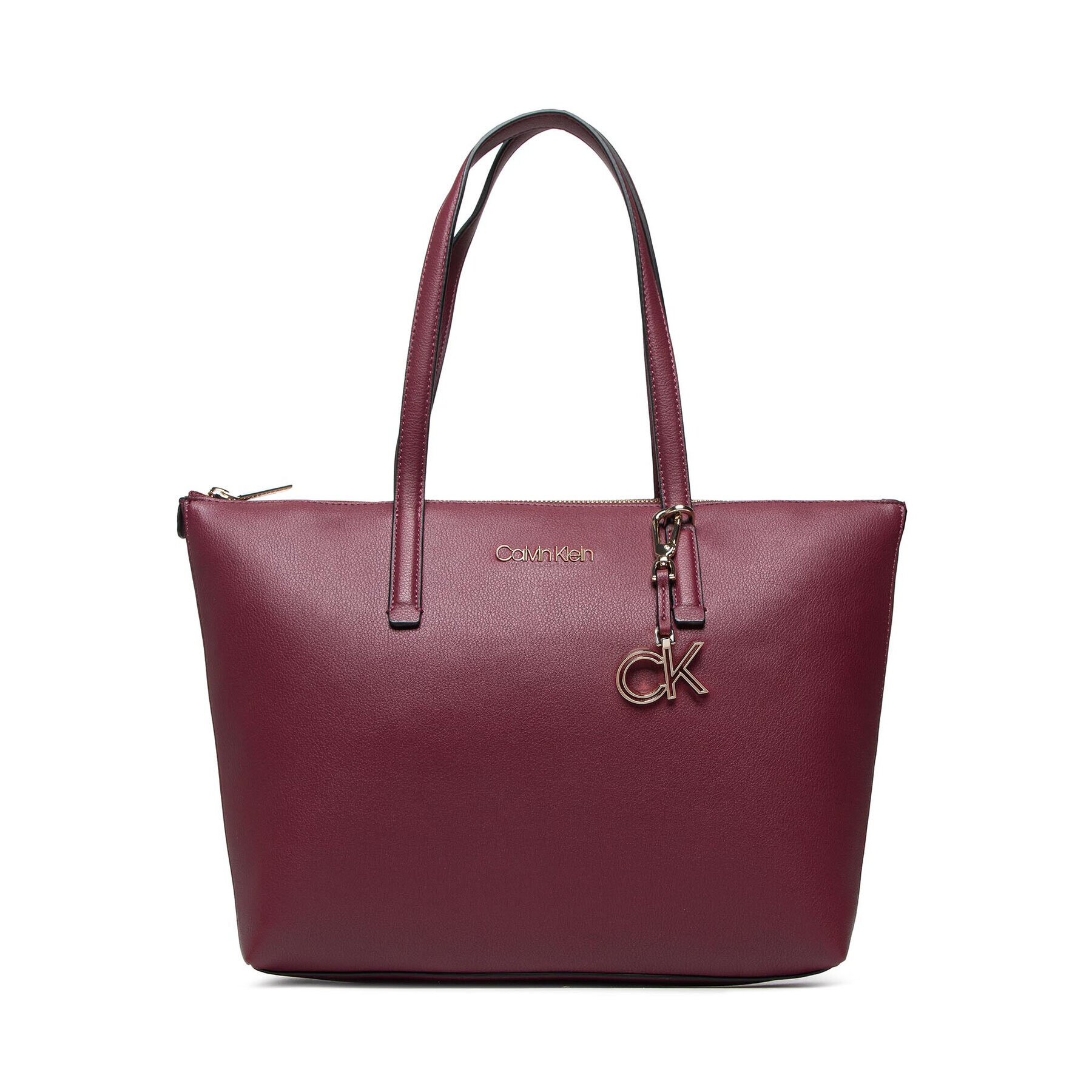 Calvin Klein Дамска чанта Ck Must Shopper Md K60K608283 Бордо - Pepit.bg