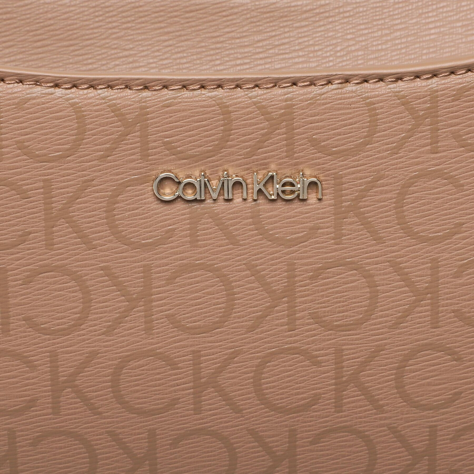 Calvin Klein Дамска чанта Ck Must Shoulder Bag Md Epi Mono K60K610631 Кафяв - Pepit.bg