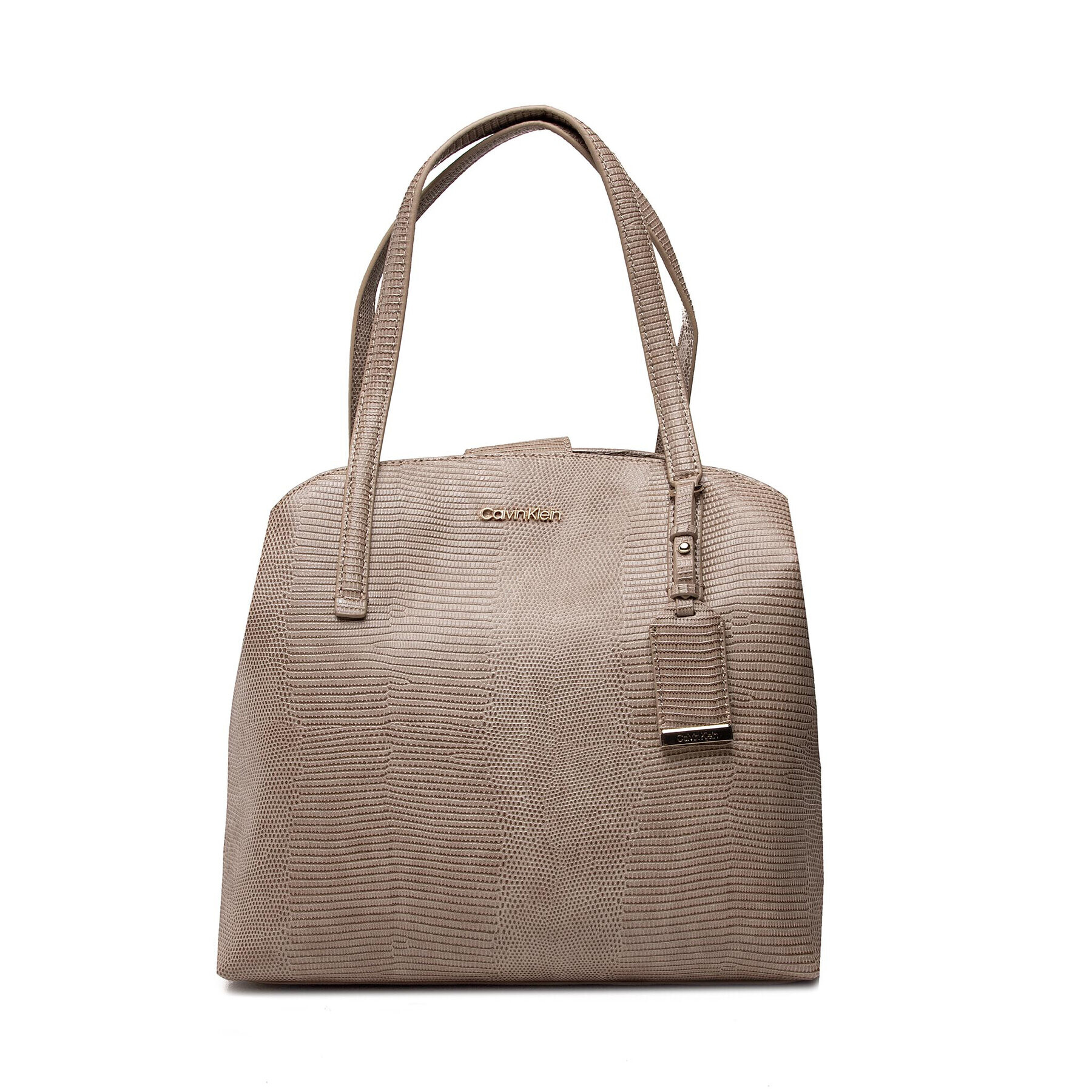 Calvin Klein Дамска чанта Ck Must Shoulder Bag Md Lizard K60K608624 Сив - Pepit.bg