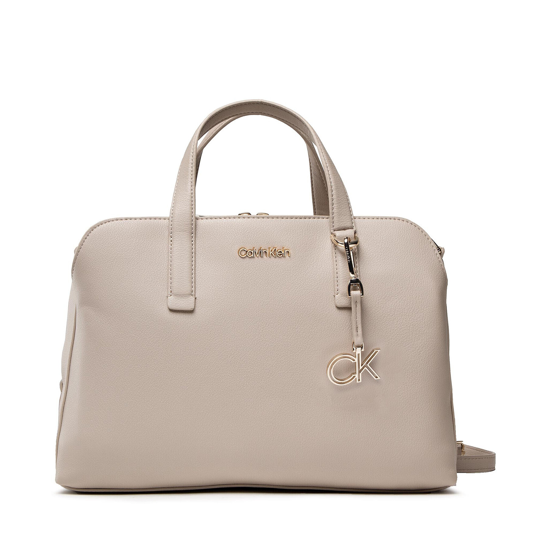 Calvin Klein Дамска чанта Ck Must Tote K60K608717 Бежов - Pepit.bg