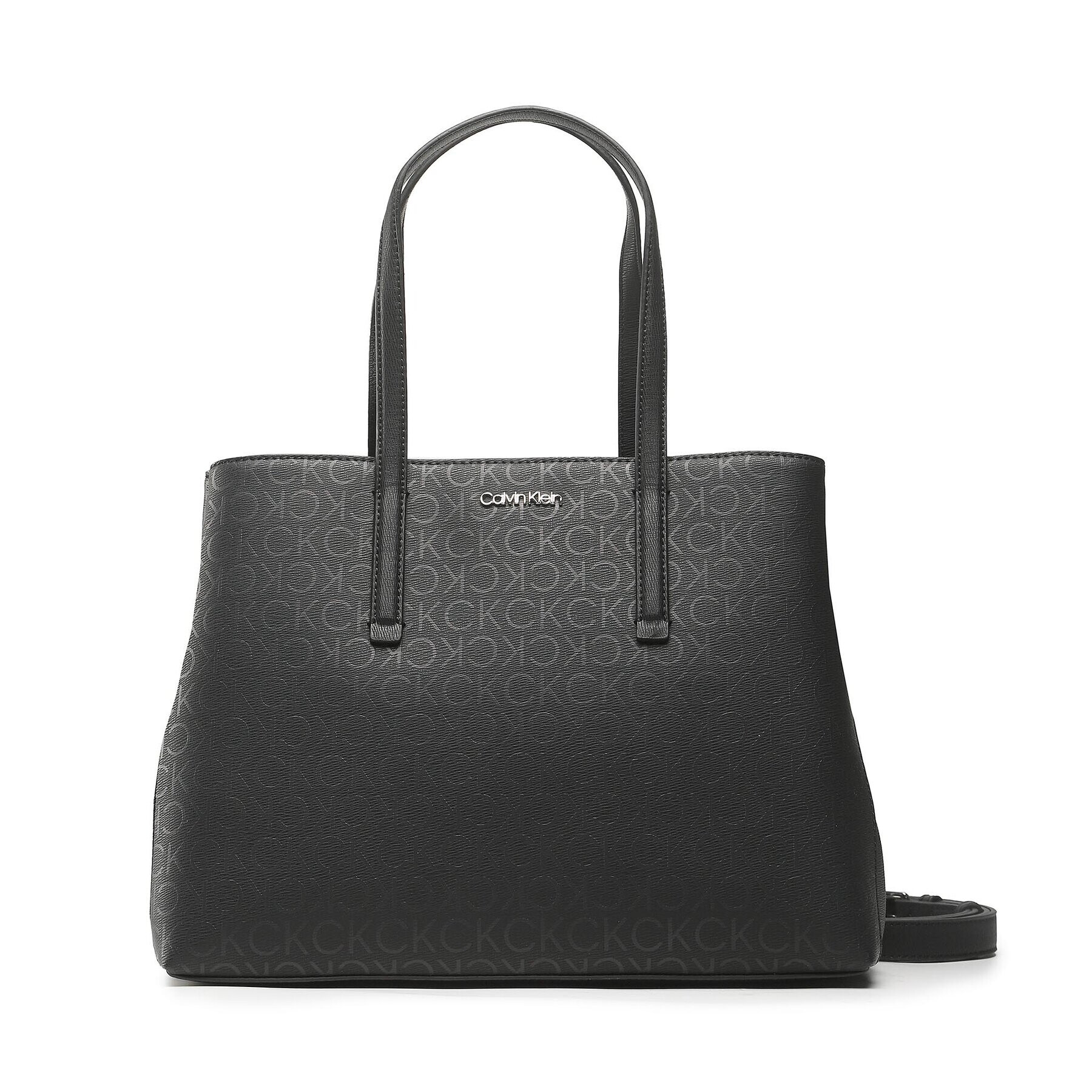 Calvin Klein Дамска чанта Ck Must Tote Md Epi Mono K60K610628 Черен - Pepit.bg