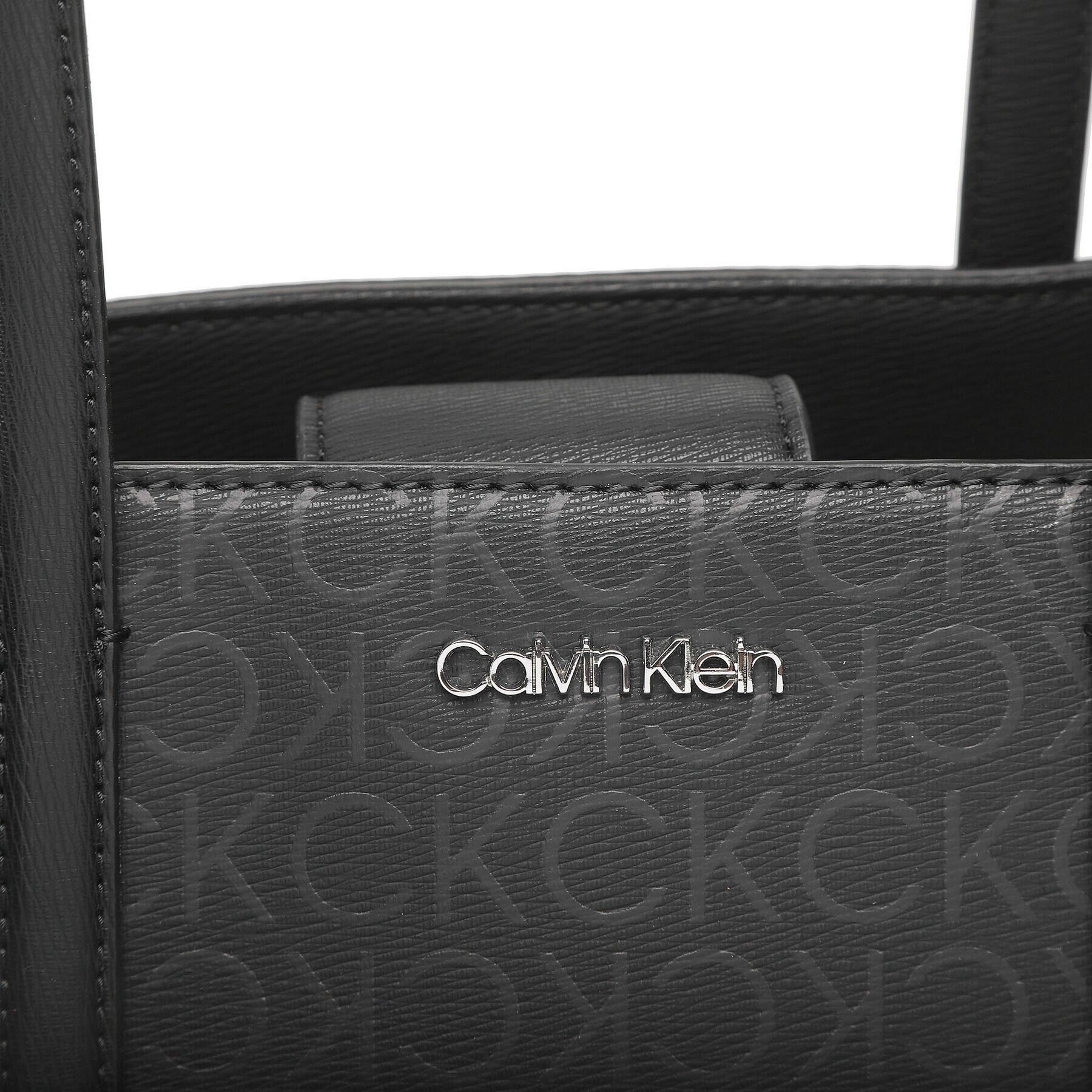 Calvin Klein Дамска чанта Ck Must Tote Md Epi Mono K60K610628 Черен - Pepit.bg