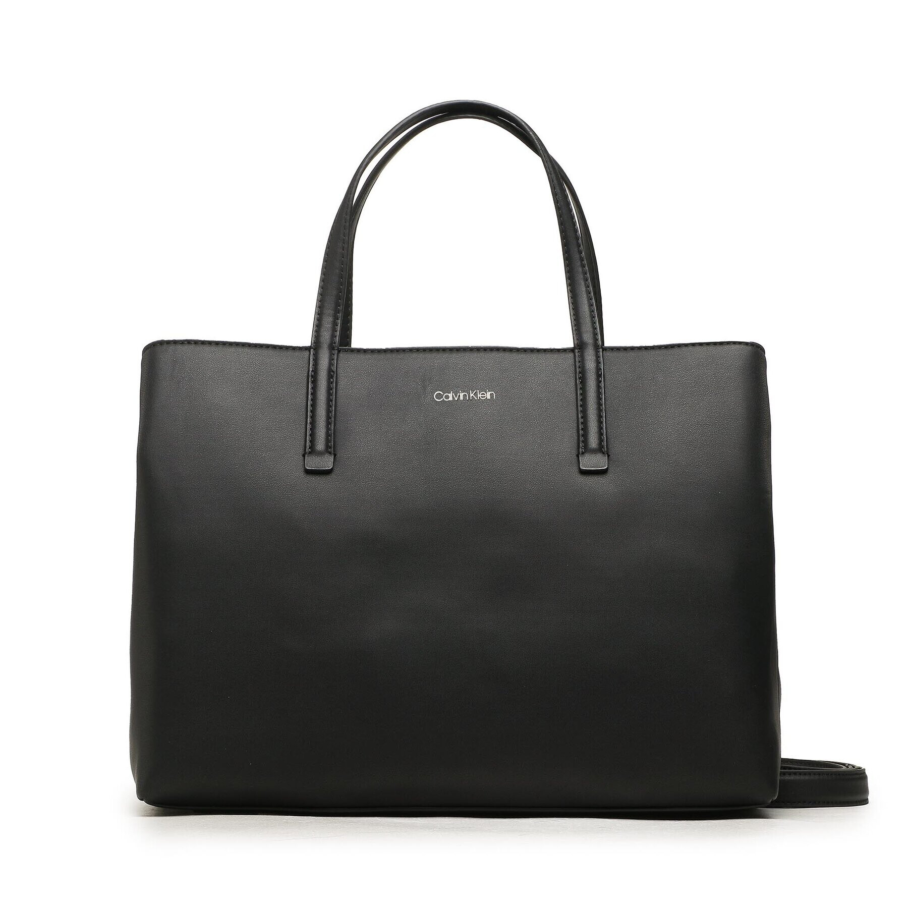 Calvin Klein Дамска чанта Ck Must Tote Md K60K610925 Черен - Pepit.bg