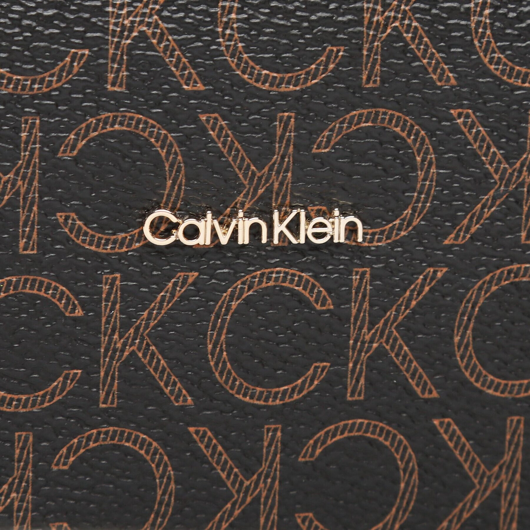 Calvin Klein Дамска чанта Ck Must Xbody Md Mono K60K611002 Кафяв - Pepit.bg