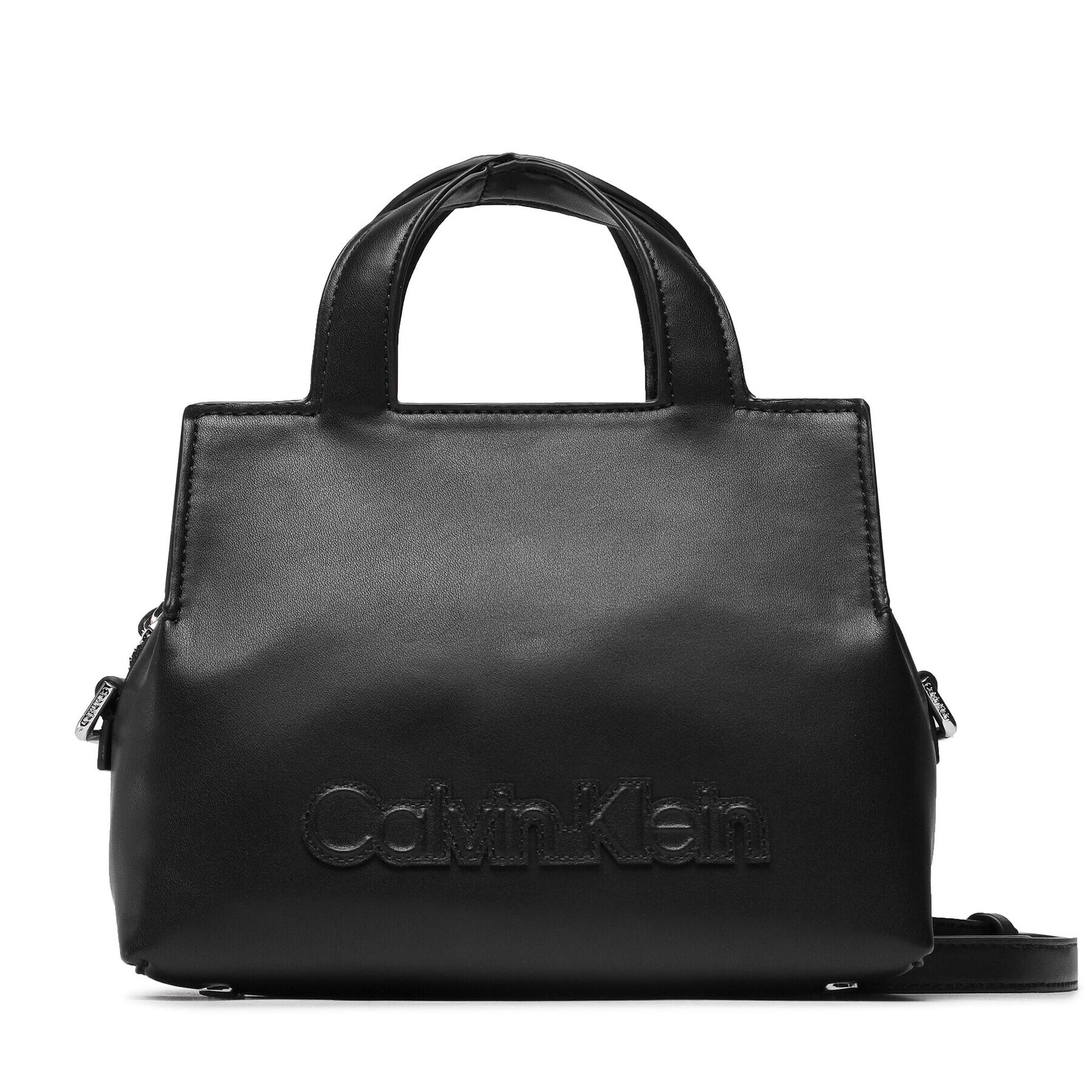 Calvin Klein Дамска чанта Ck Neat Tote Sm K60K610443 Черен - Pepit.bg