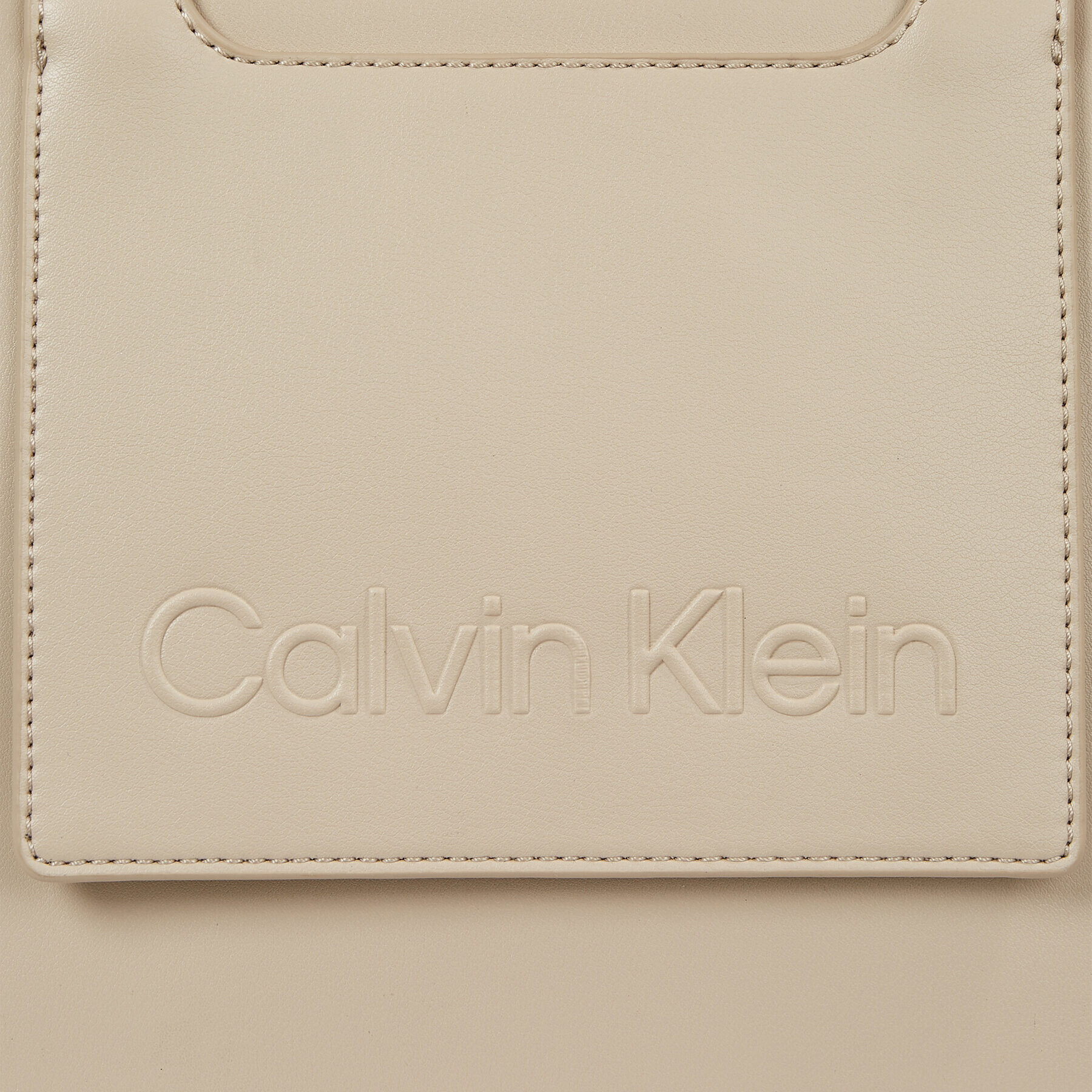 Calvin Klein Дамска чанта Ck Set Tote Medium K60K611077 Бежов - Pepit.bg