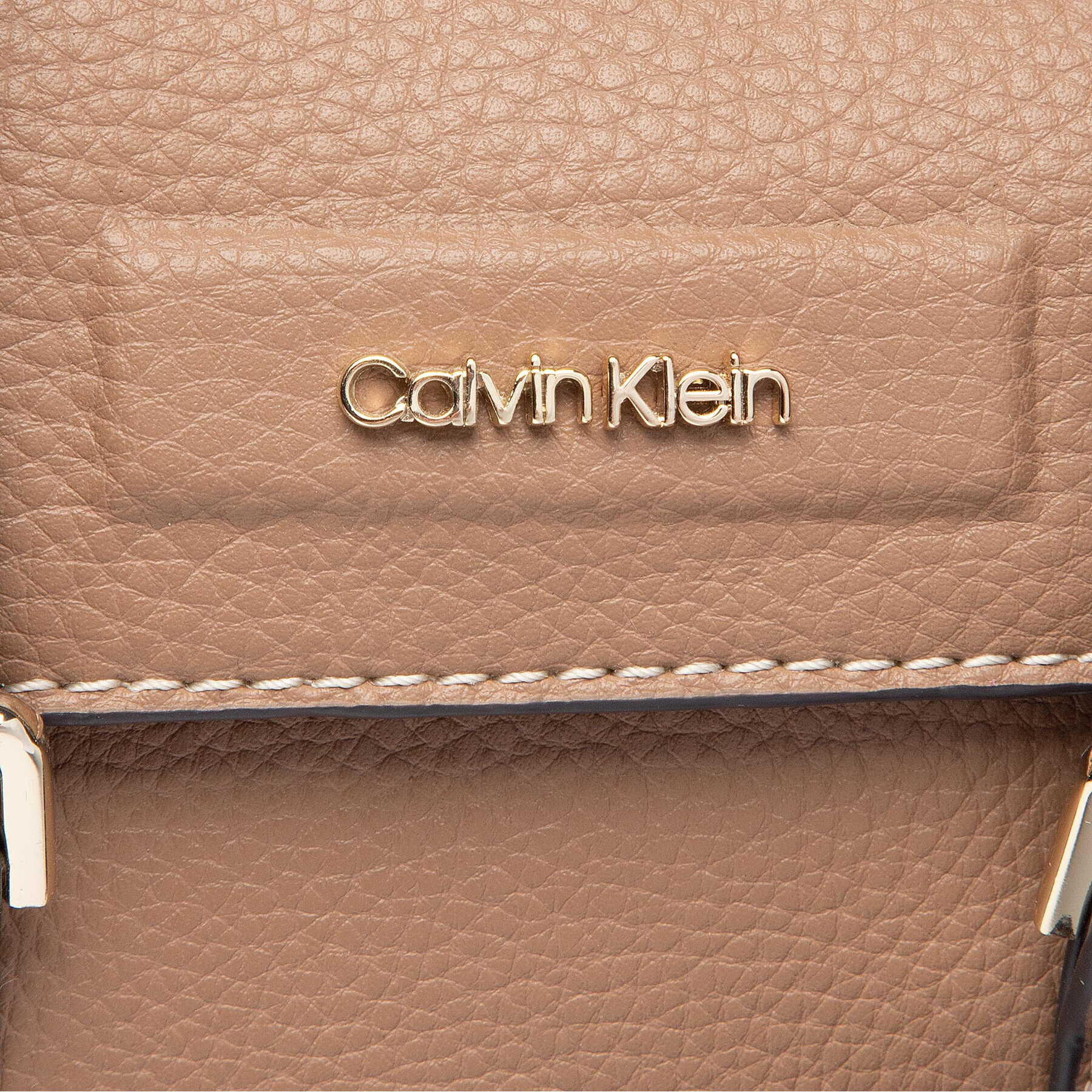 Calvin Klein Дамска чанта Dressed Mini Tote W Flap K60K609691 Кафяв - Pepit.bg