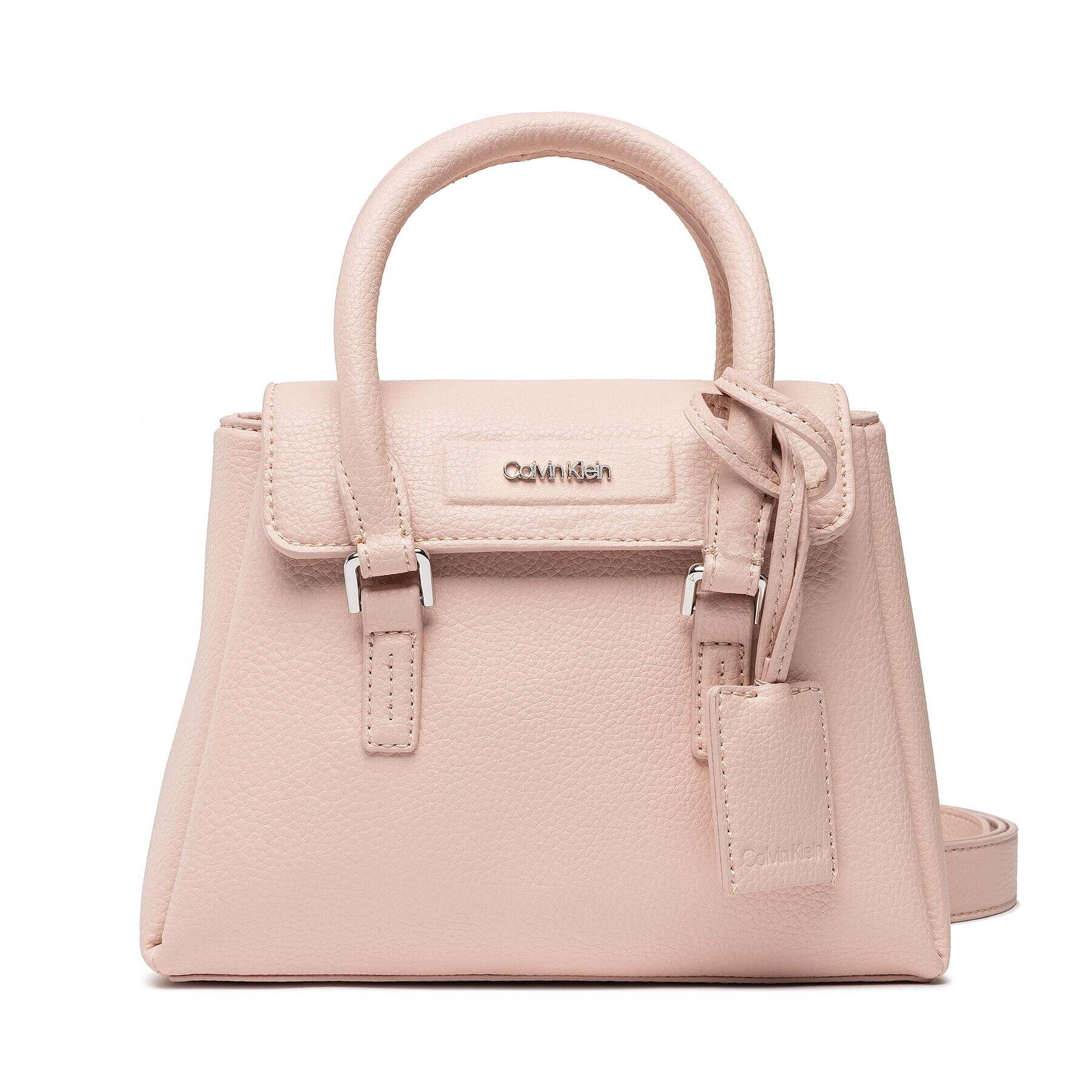 Calvin Klein Дамска чанта Dressed Mini Tote W/ Flap K60K609691 Розов - Pepit.bg