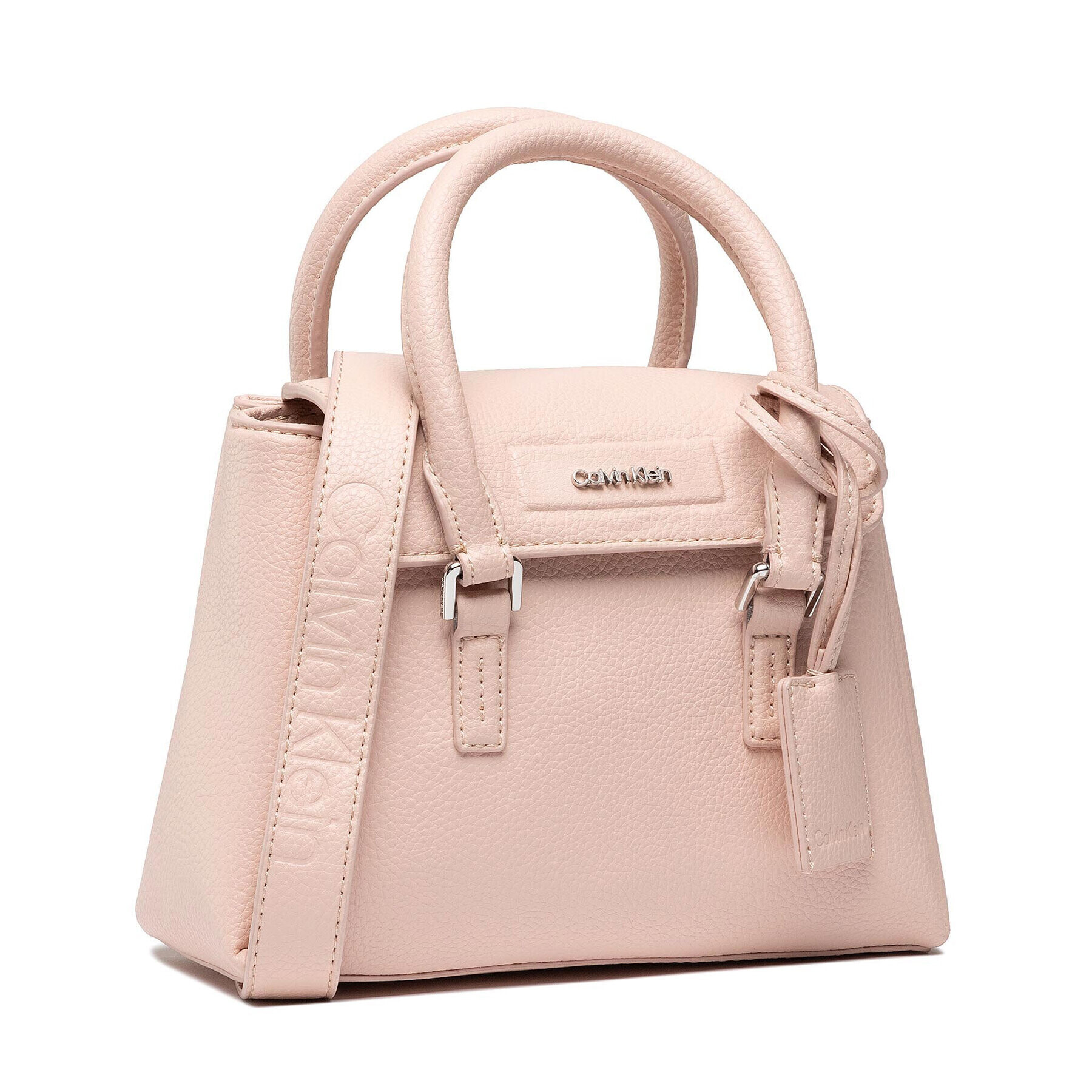 Calvin Klein Дамска чанта Dressed Mini Tote W/ Flap K60K609691 Розов - Pepit.bg