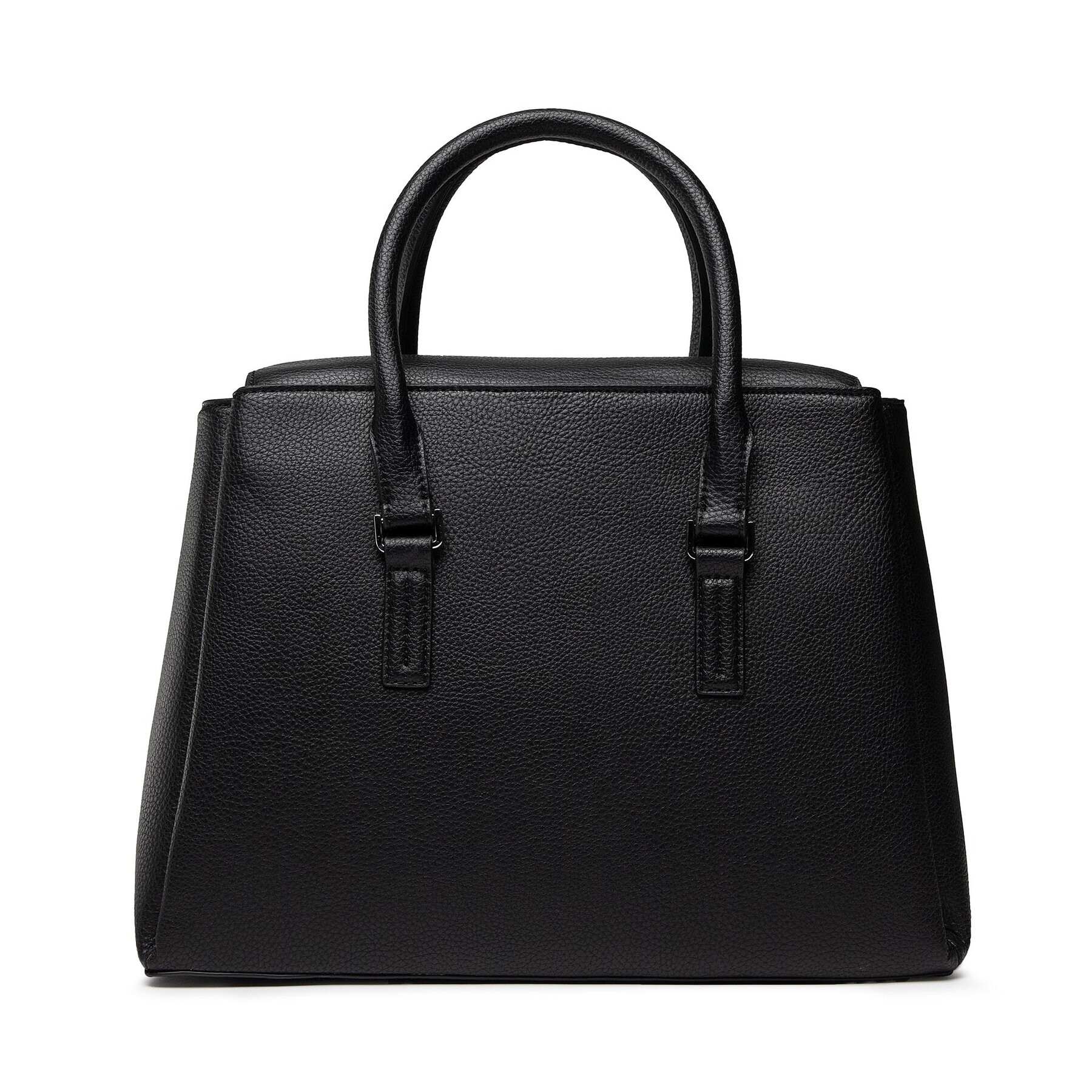 Calvin Klein Дамска чанта Dressed Tote W/Flap K60K609625 Черен - Pepit.bg