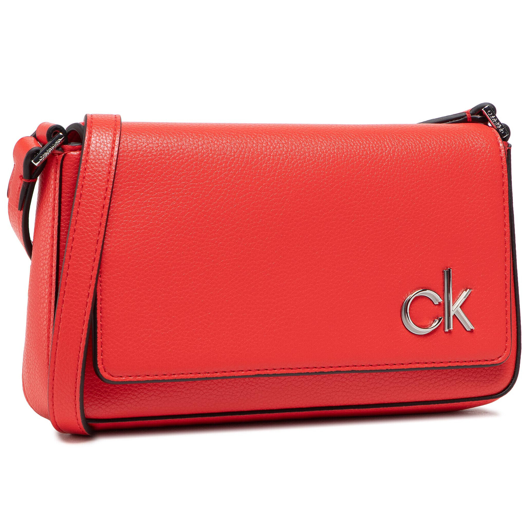 Calvin Klein Дамска чанта Ew Flap Xbody K60K607922 Червен - Pepit.bg