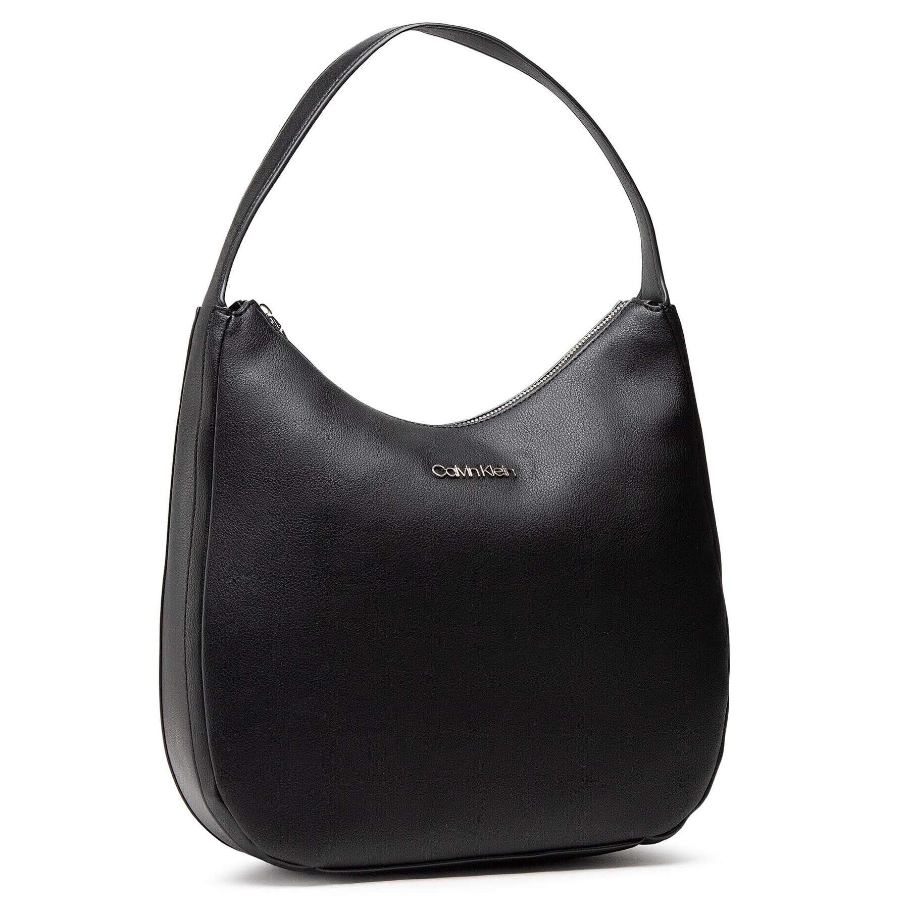 Calvin Klein Дамска чанта Hobo K60K608060 Черен - Pepit.bg