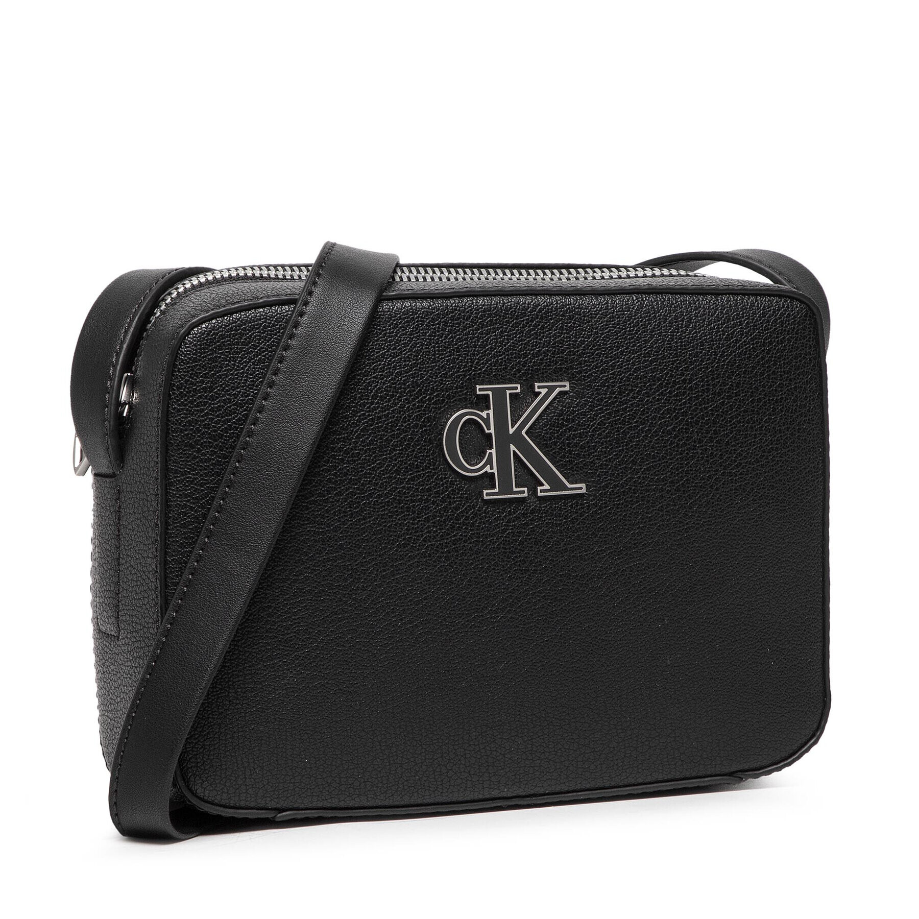 Calvin Klein Дамска чанта Minimal Monogram Camera Bag K60K609290 Черен - Pepit.bg