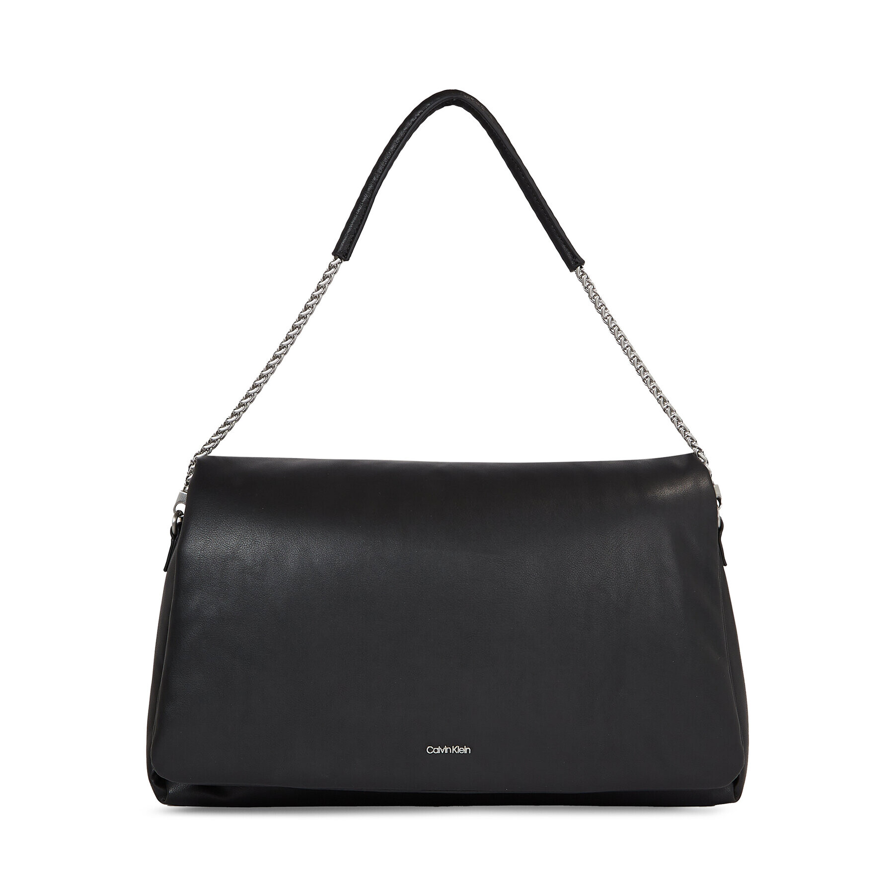 Calvin Klein Дамска чанта Puffed Shoulder Bag K60K611539 Черен - Pepit.bg