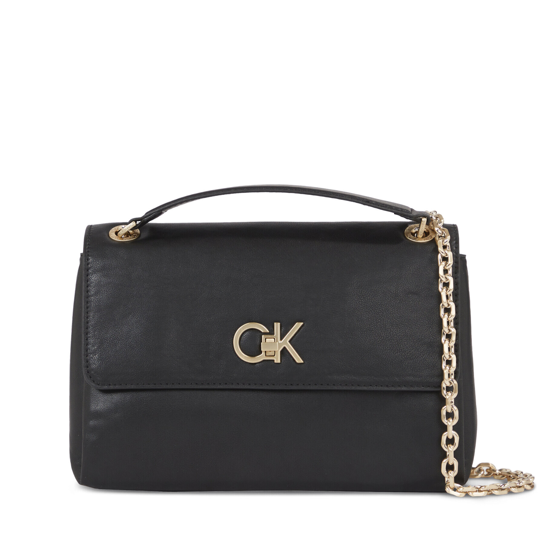 Calvin Klein Дамска чанта Re-Lock Ew Conv Crossbody K60K611084 Черен - Pepit.bg