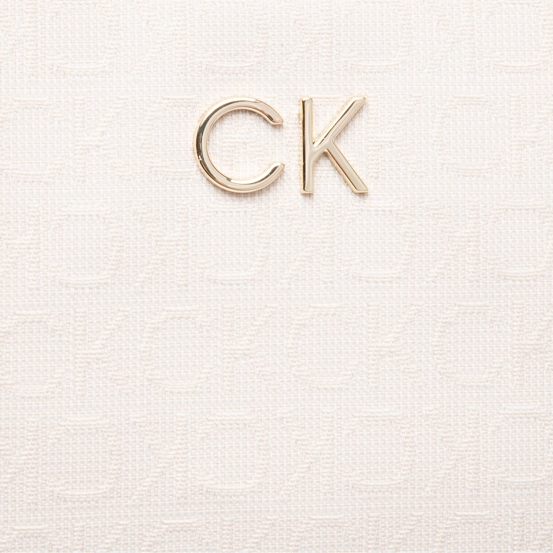 Calvin Klein Дамска чанта Re-Lock Ns Shopper Jacquard K60K609688 Бежов - Pepit.bg