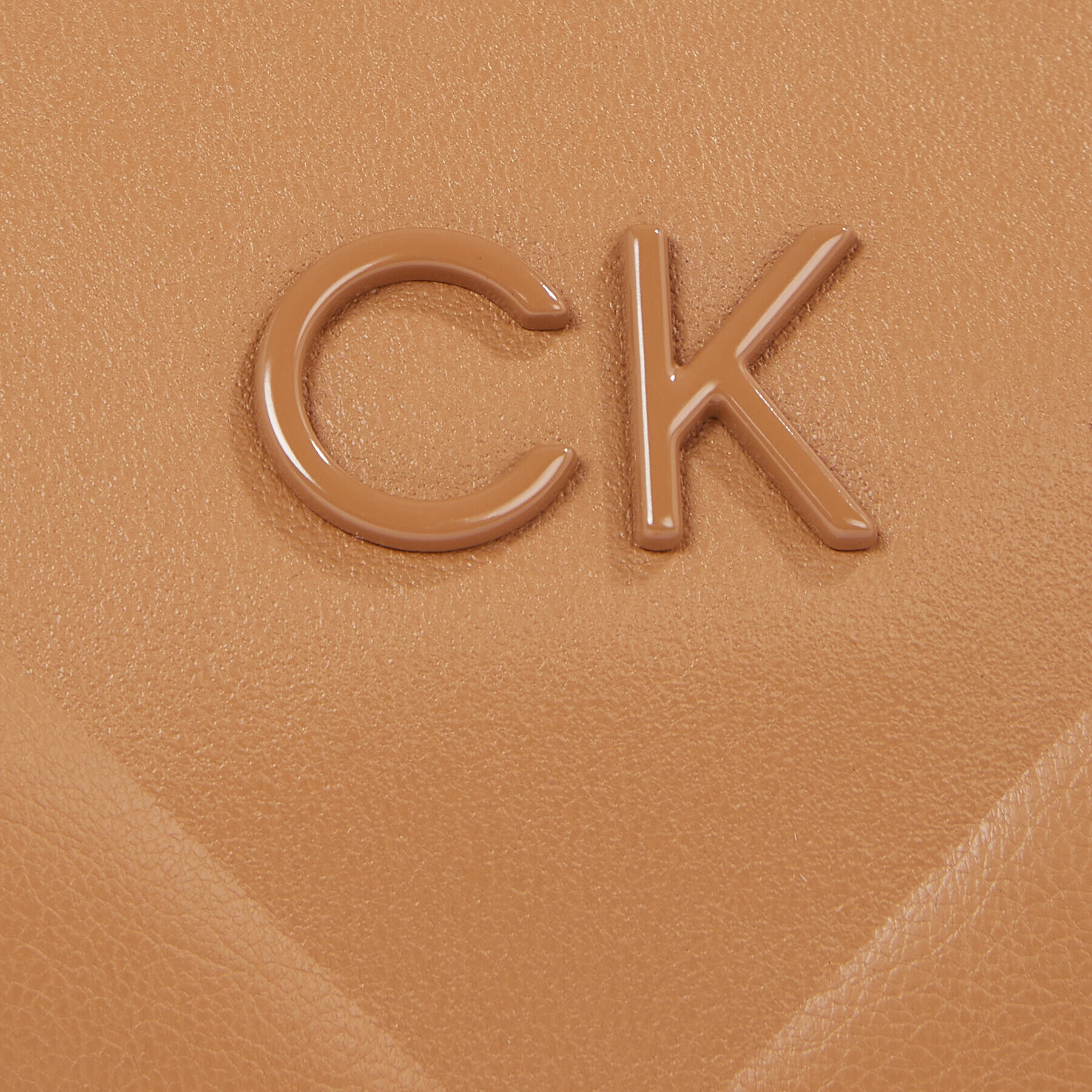 Calvin Klein Дамска чанта Re-Lock Quilt Crossbody K60K611042 Кафяв - Pepit.bg