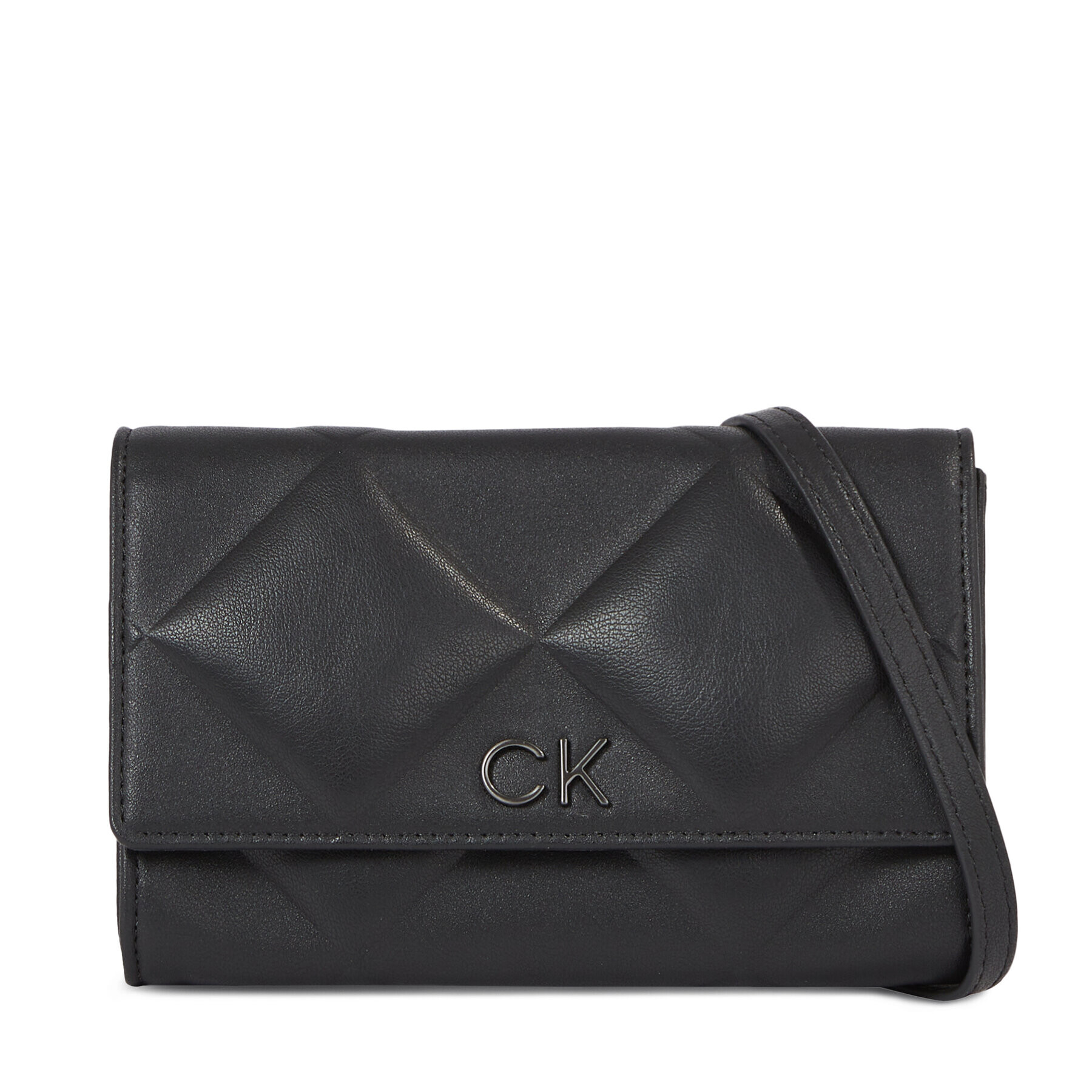 Calvin Klein Дамска чанта Re-Lock Quilt Mini Bag K60K611086 Черен - Pepit.bg