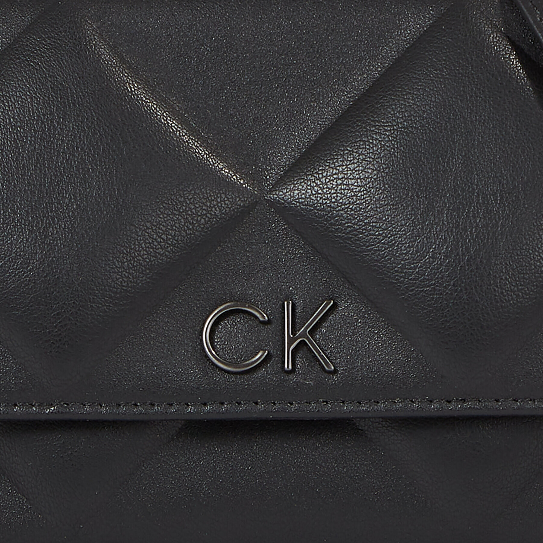 Calvin Klein Дамска чанта Re-Lock Quilt Mini Bag K60K611086 Черен - Pepit.bg