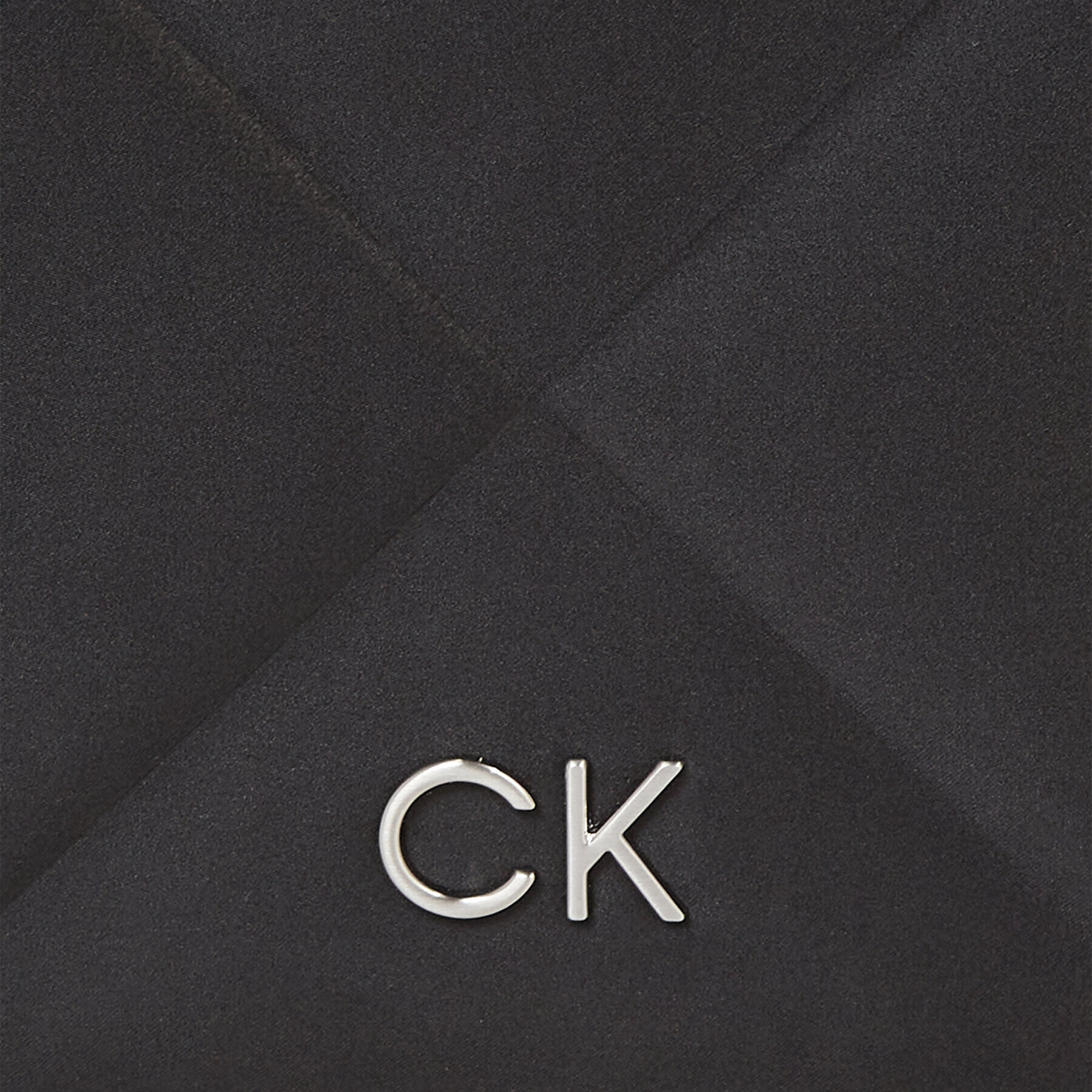 Calvin Klein Дамска чанта Re-Lock Quilt Shoulder Bag-Satin K60K611300 Черен - Pepit.bg