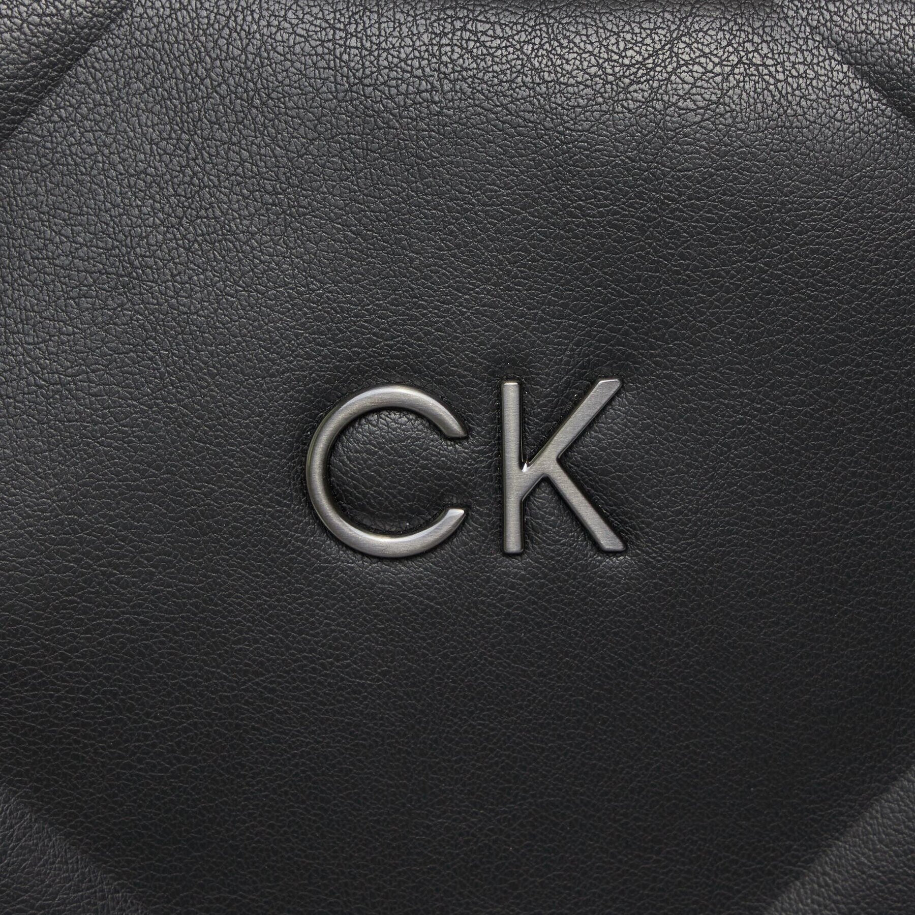 Calvin Klein Дамска чанта Re-Lock Quilt Tote Lg K60K611339 Черен - Pepit.bg