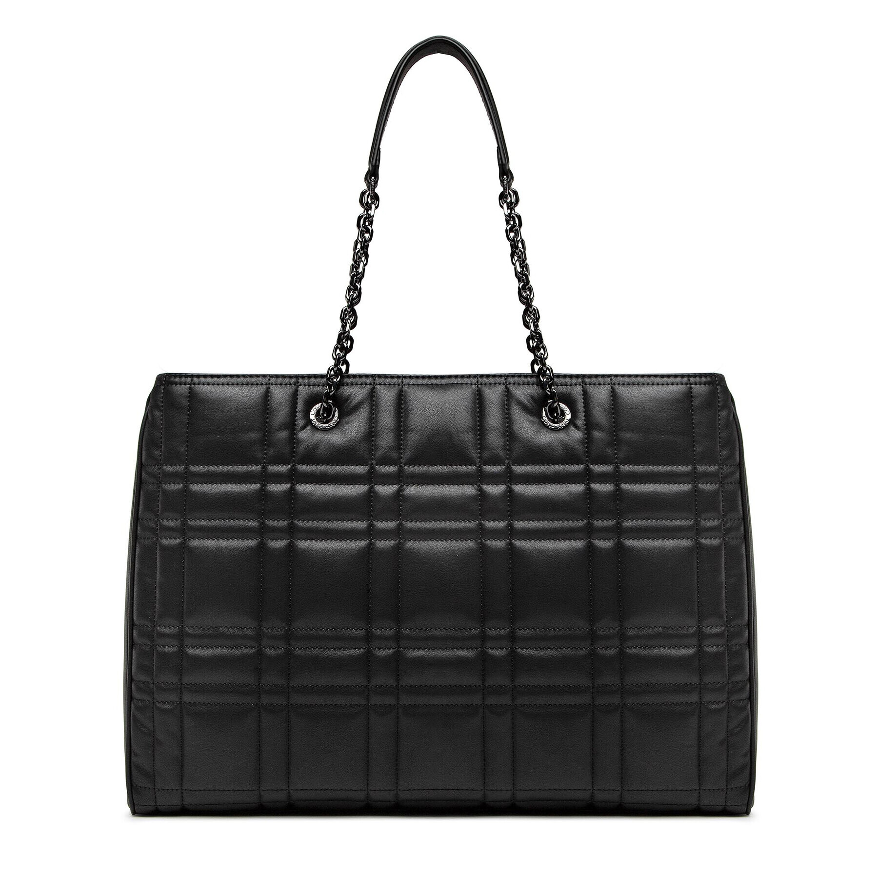 Calvin Klein Дамска чанта Re-Lock Quilt Tote W/Lp Cmpt K60K609880 Черен - Pepit.bg