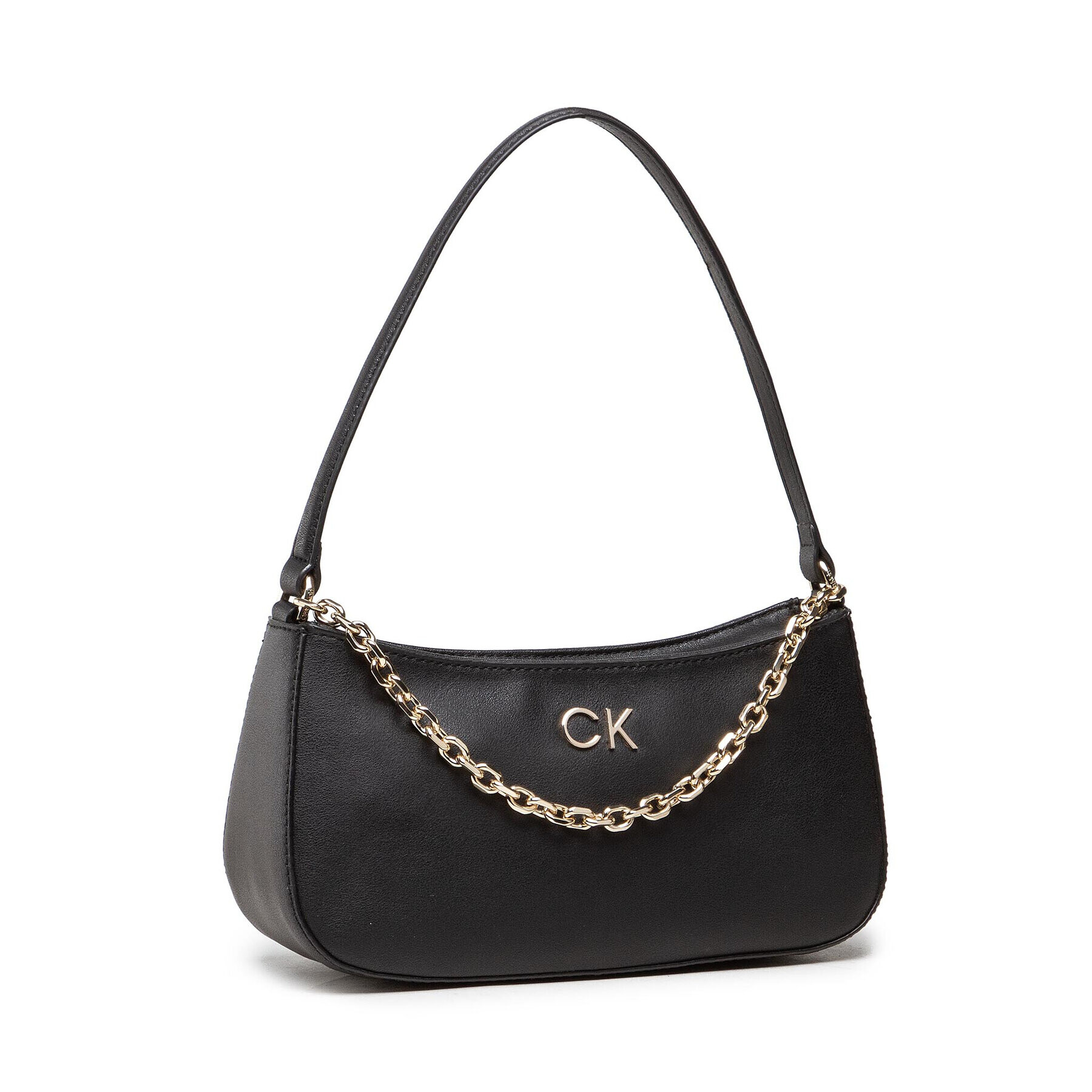 Calvin Klein Дамска чанта Re-Lock Shoulder Bag W Chain K60K609400 Черен - Pepit.bg